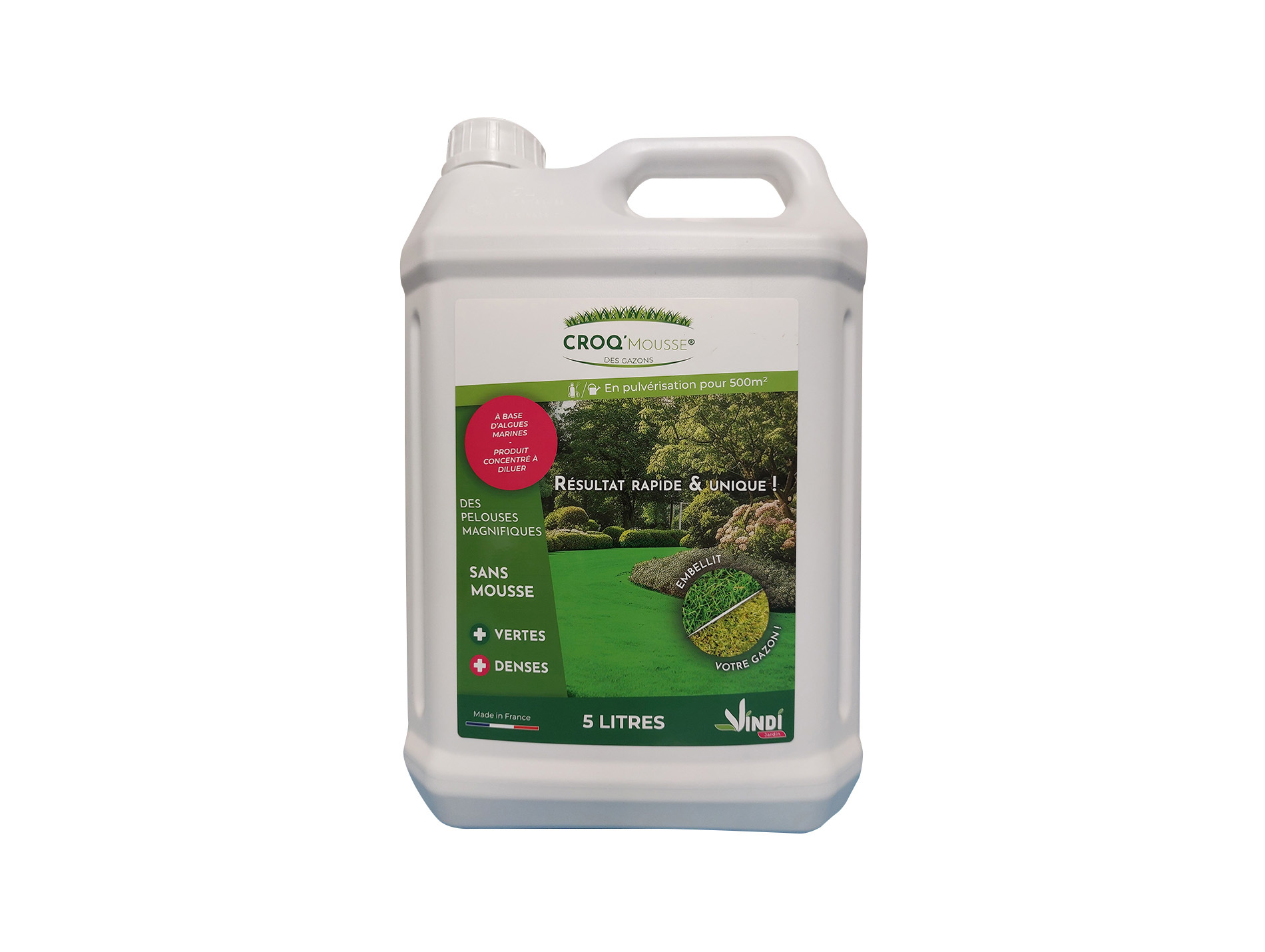 Engrais gazon Croq'mousse 5l