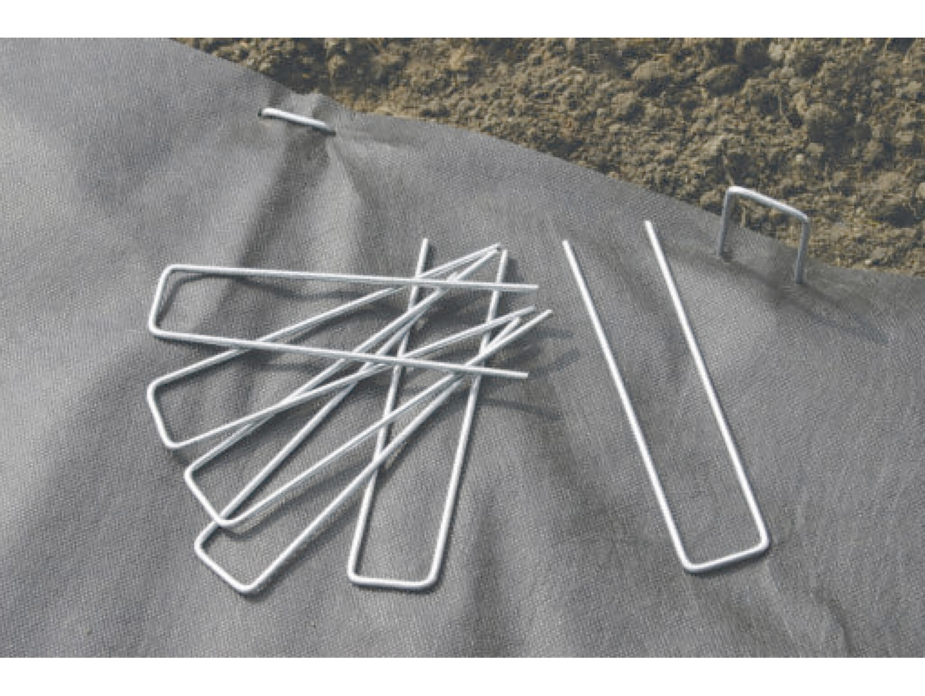 Agrafes métal NORTENE Fixsol x50 17x3,5cm