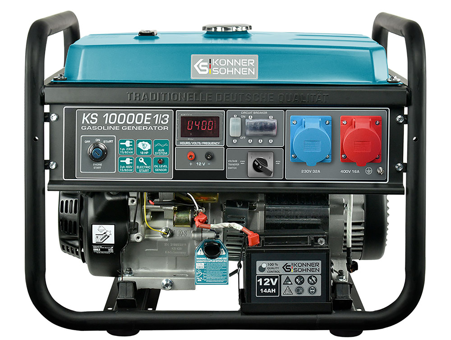 Groupe électrogène KONNER & SOHNEN KS10000E-1/3 230/400V