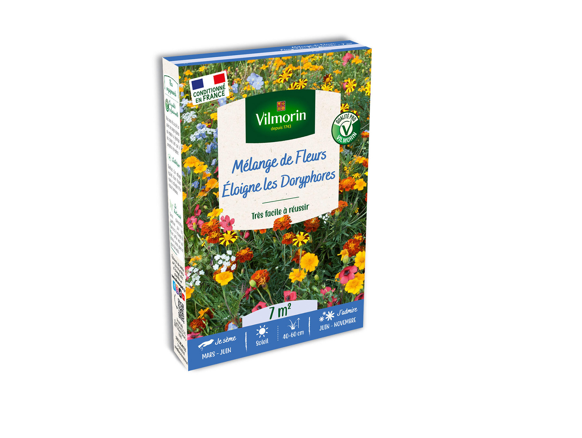 Mélange de fleurs GONDIAN anti-doryphore 7m²