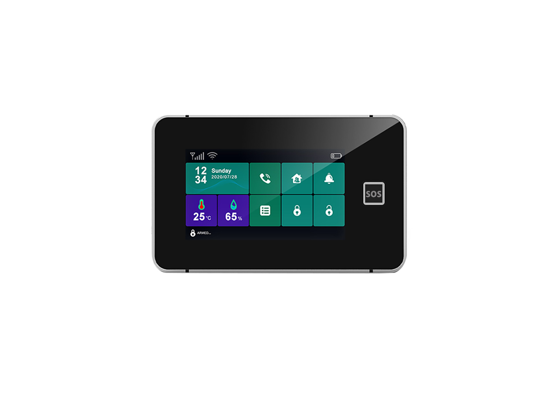 Kit alarme 4G Wi-Fi contrôlable à distance