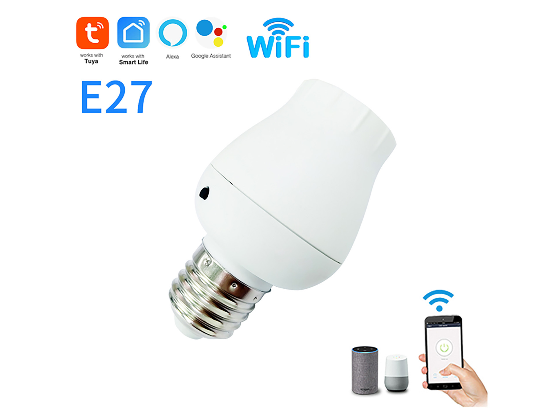 Douille connectée E27