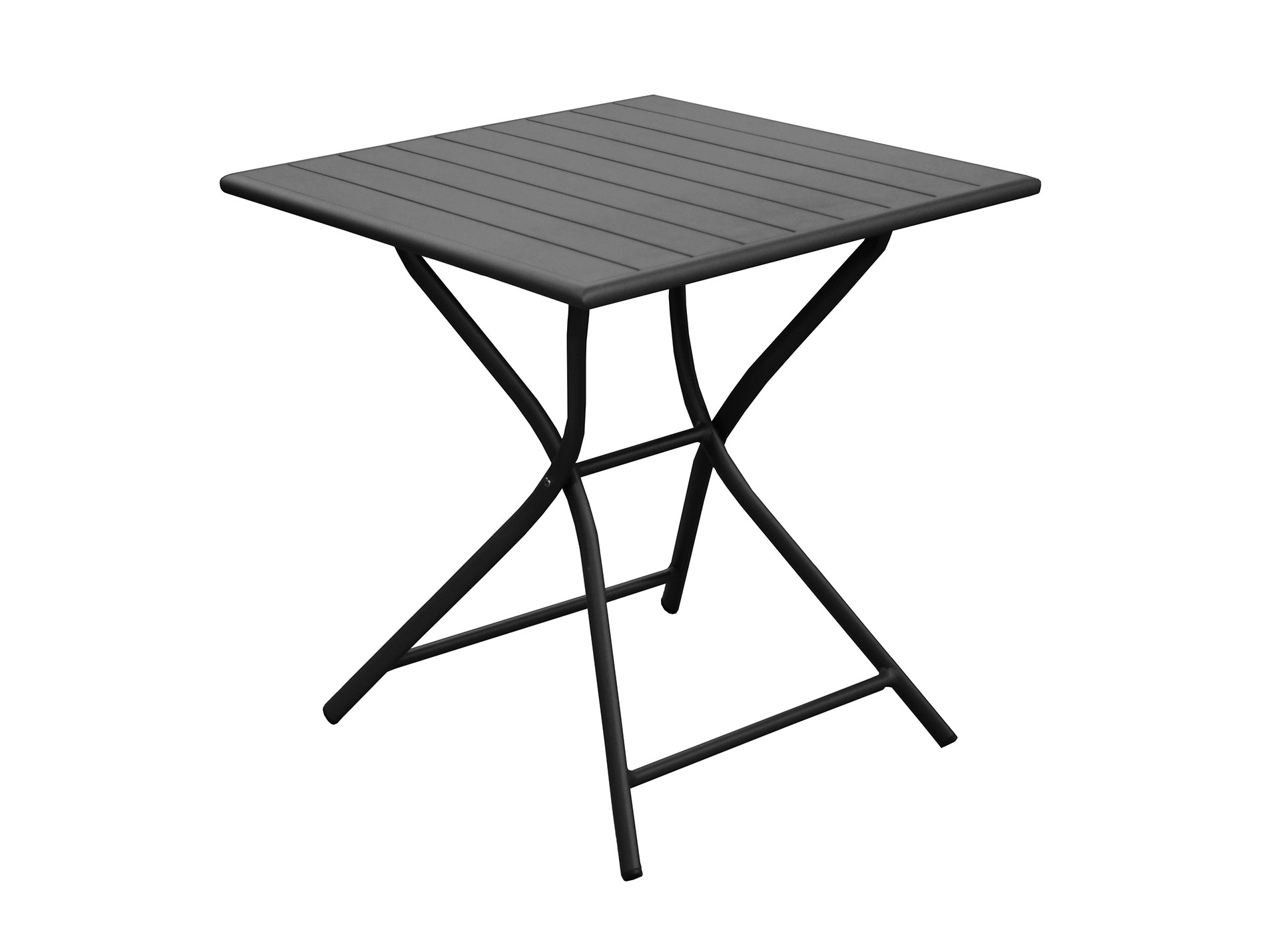 Table de jardin pliante PROLOISIRS Globe 2 places Graphite
