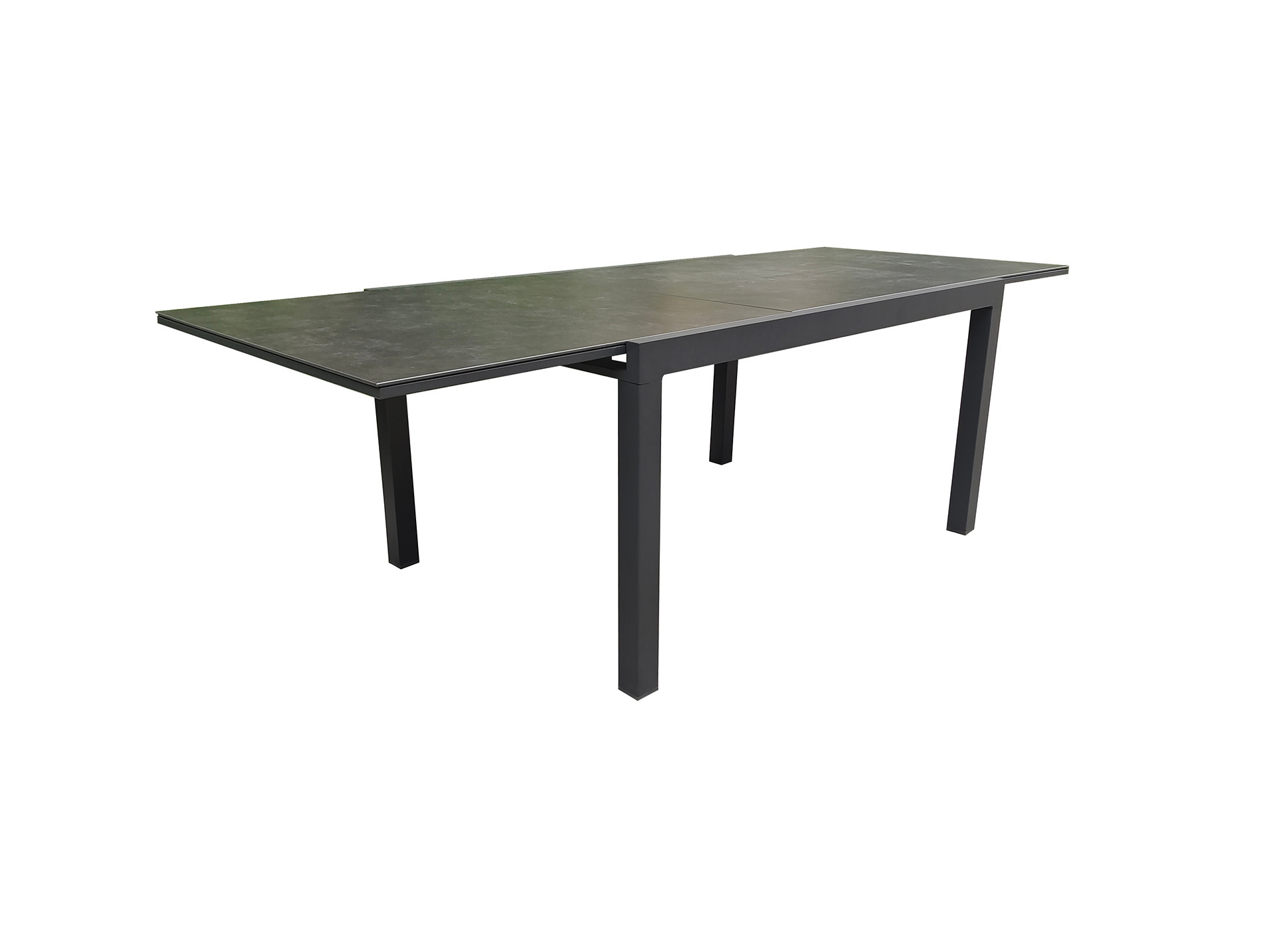 Table de jardin extensible aluminium céramique 140/240 Olivia
