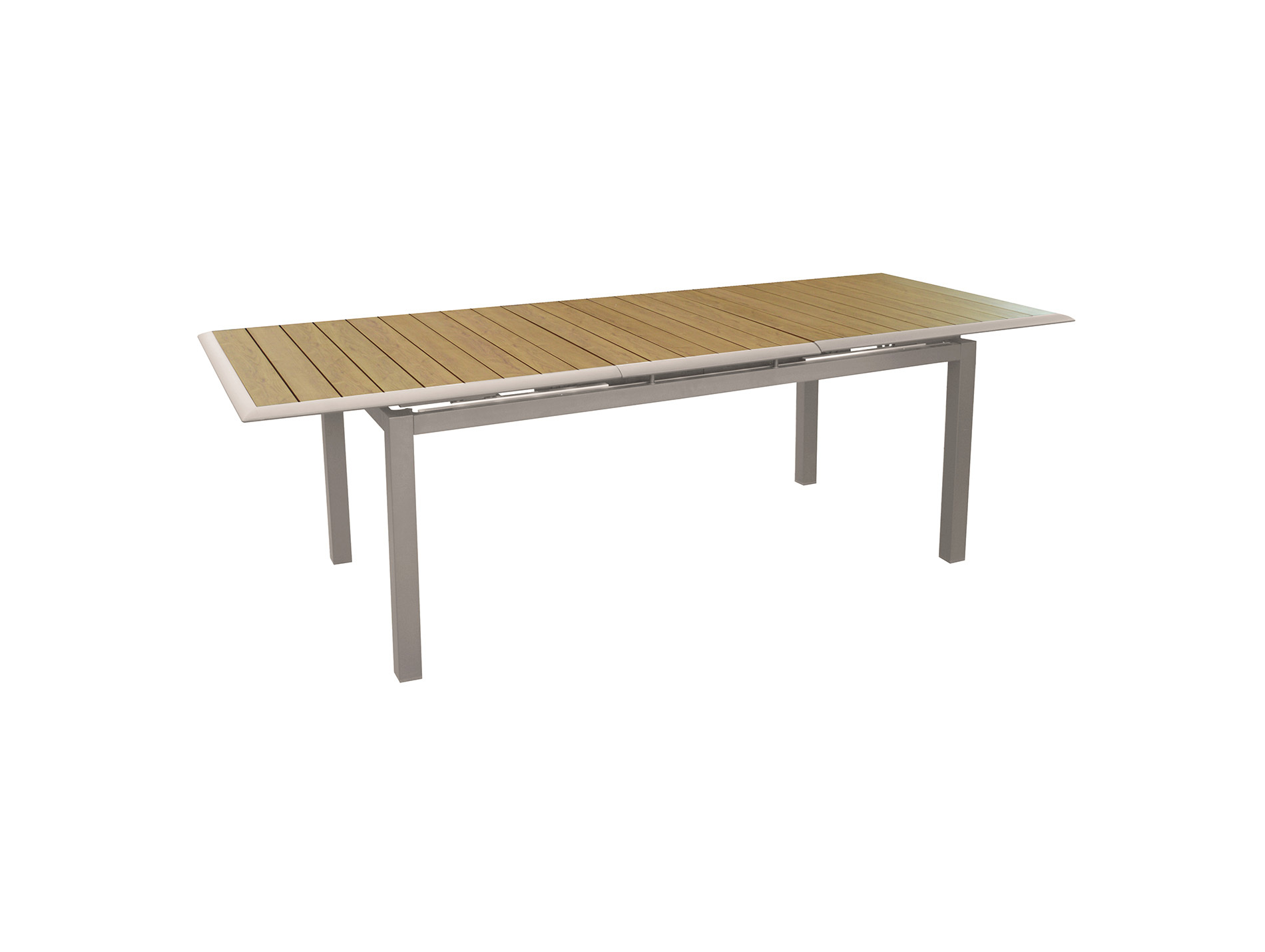 Table jardin extensible alu PROLOISIRS Louisiane 8/10 places