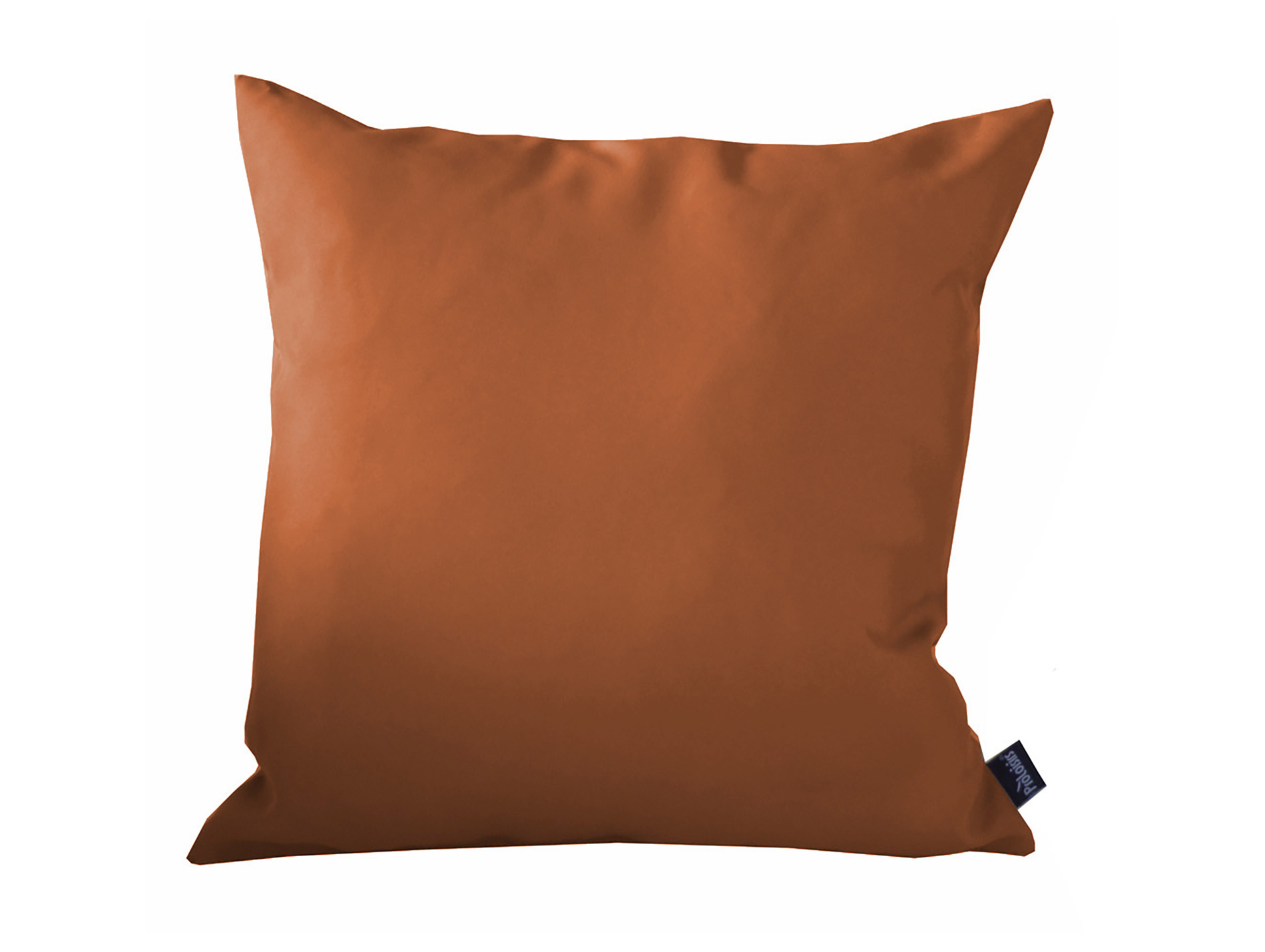 Coussin déco extérieur déhoussable 40x40 sienne