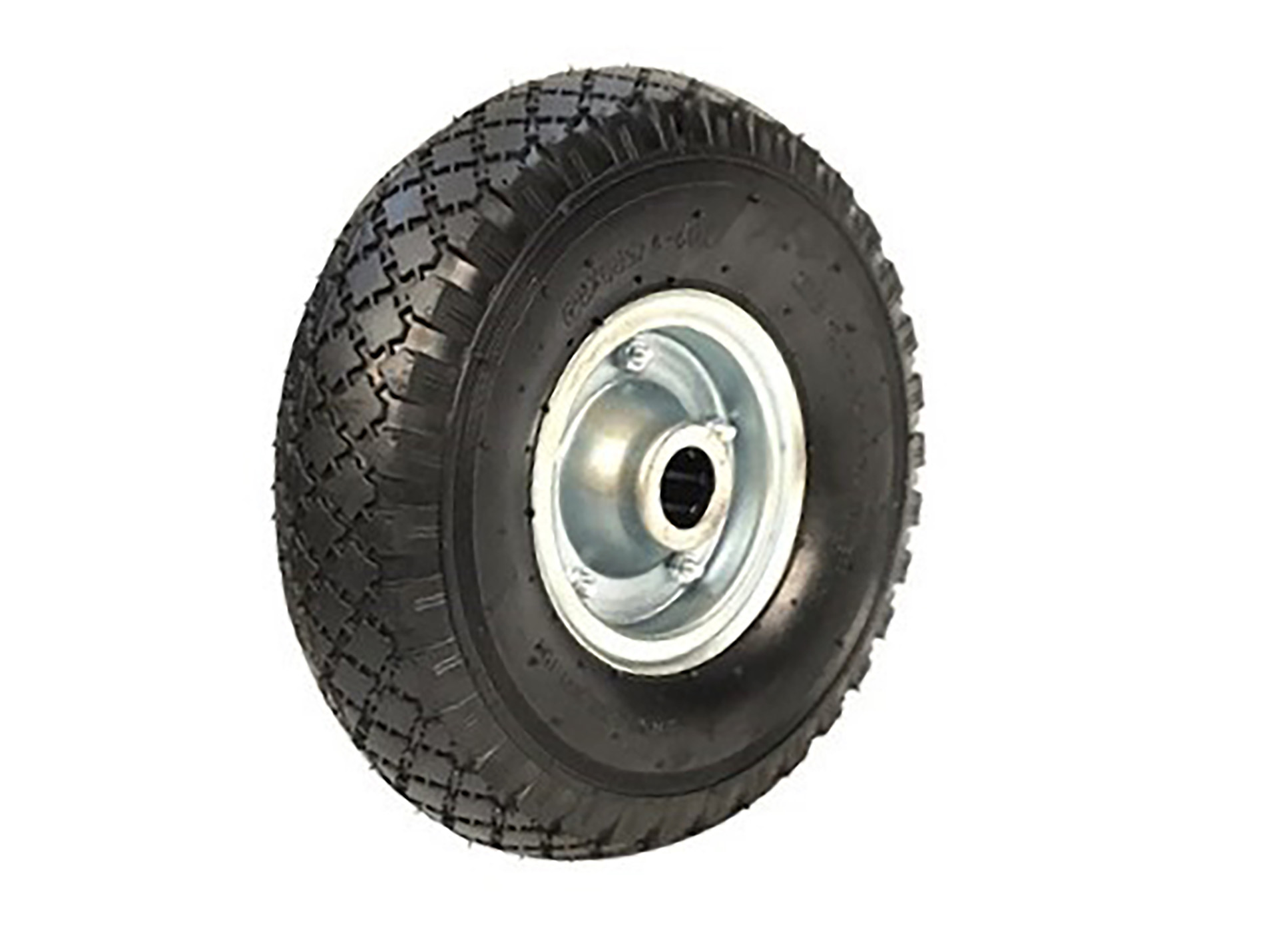 Roue gonflable CAUJOLLE jante tôle 260mm axe 25mm 150kg