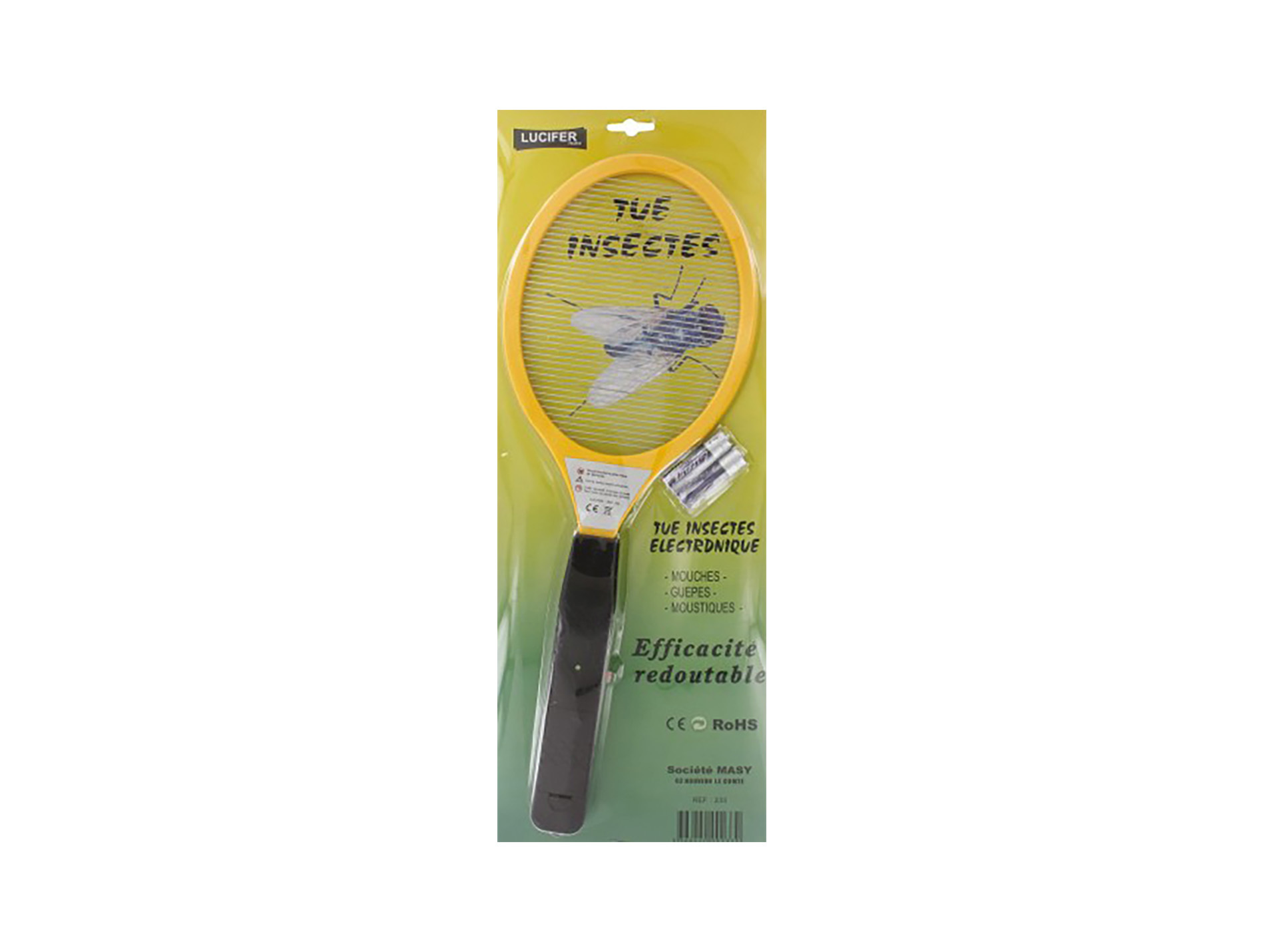 Raquette électrique MASY JEAN contre les insectes volants