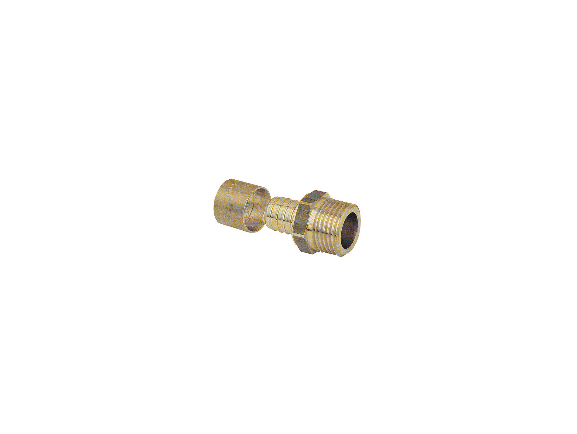 Raccord mâle PER à sertir SOMATHERM Ø16mm 15x21