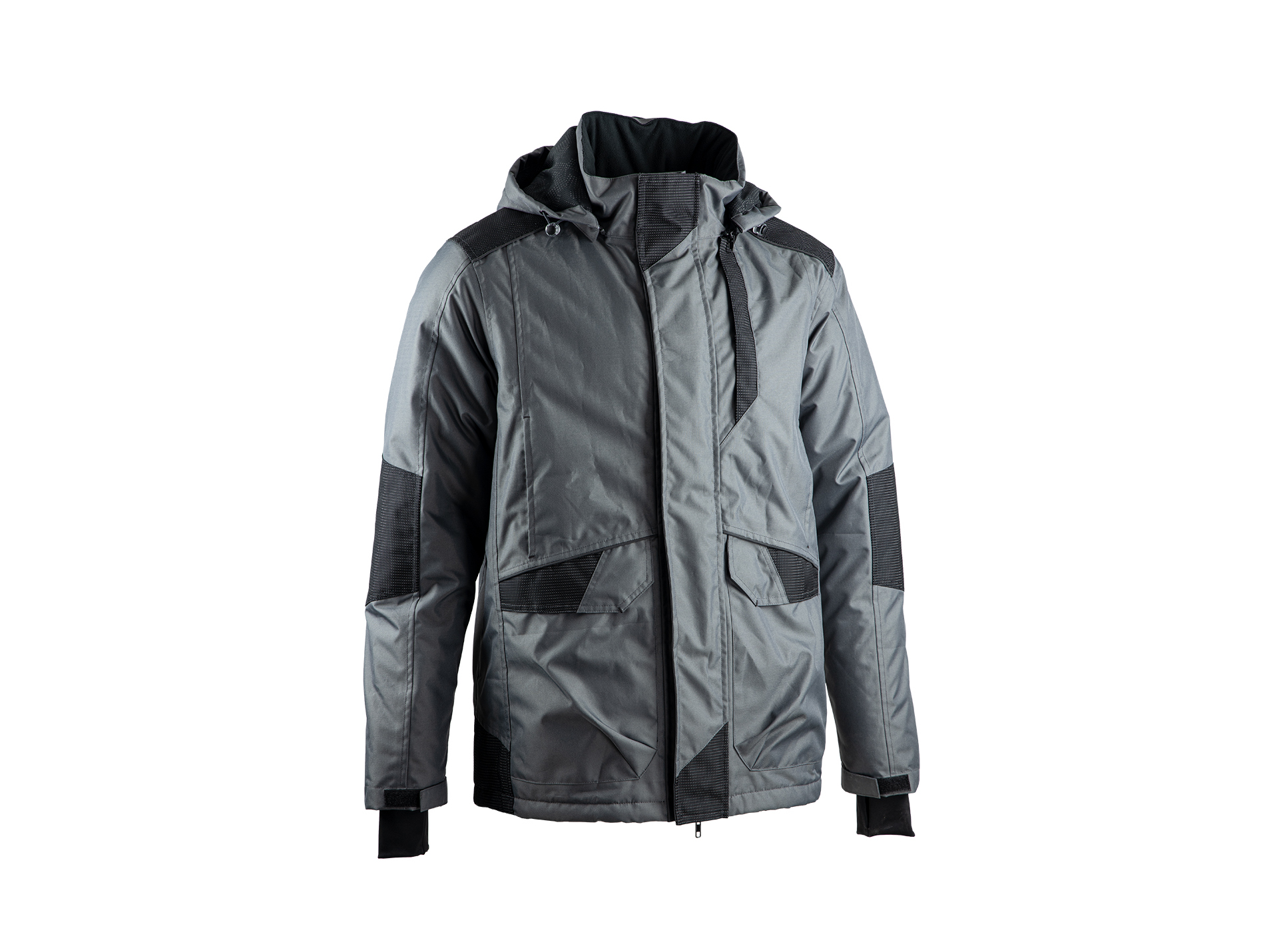 Parka matelassée LMA gris/noir