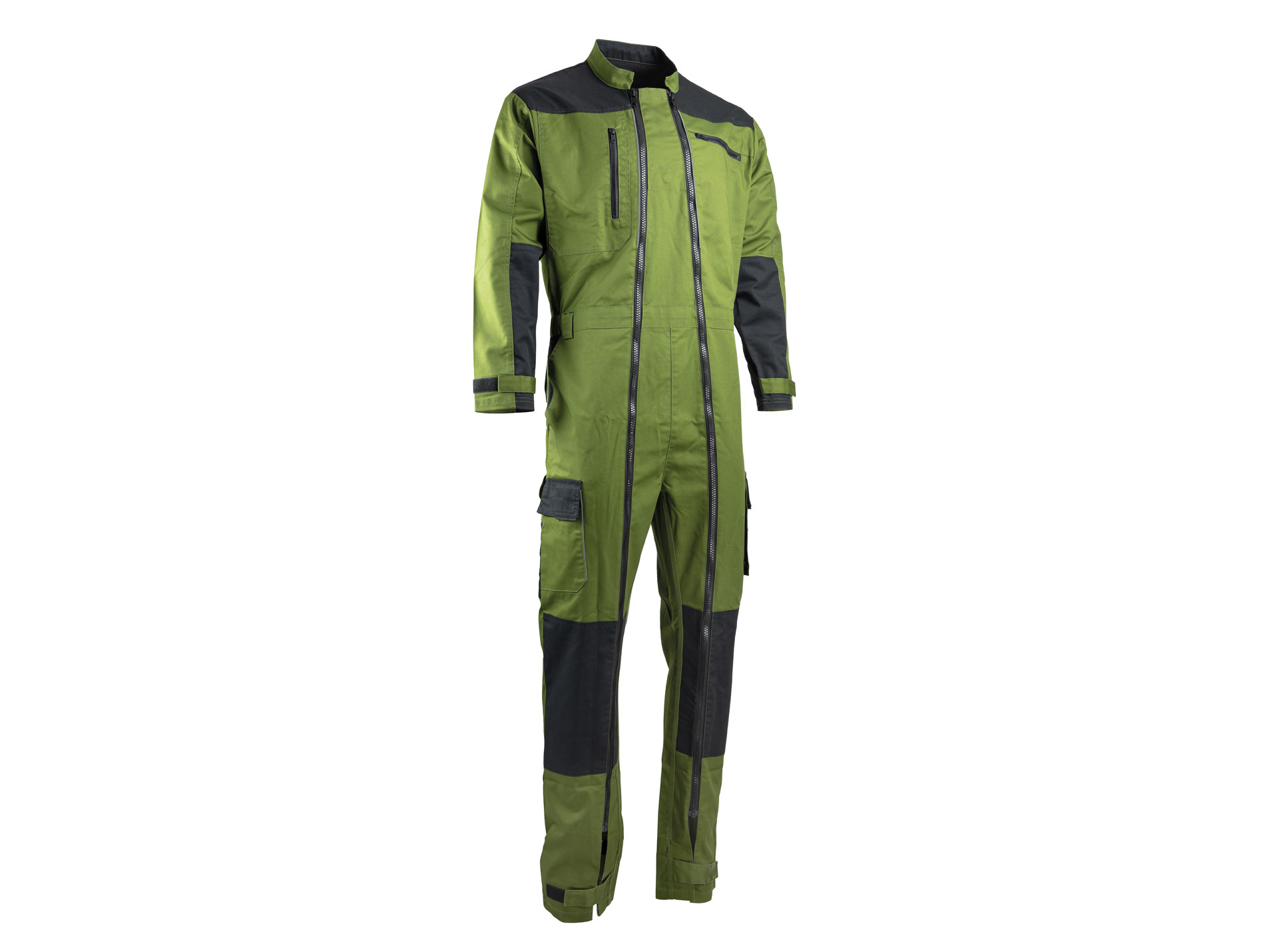 Combinaison de travail LMA Trident poly/coton vert/noir
