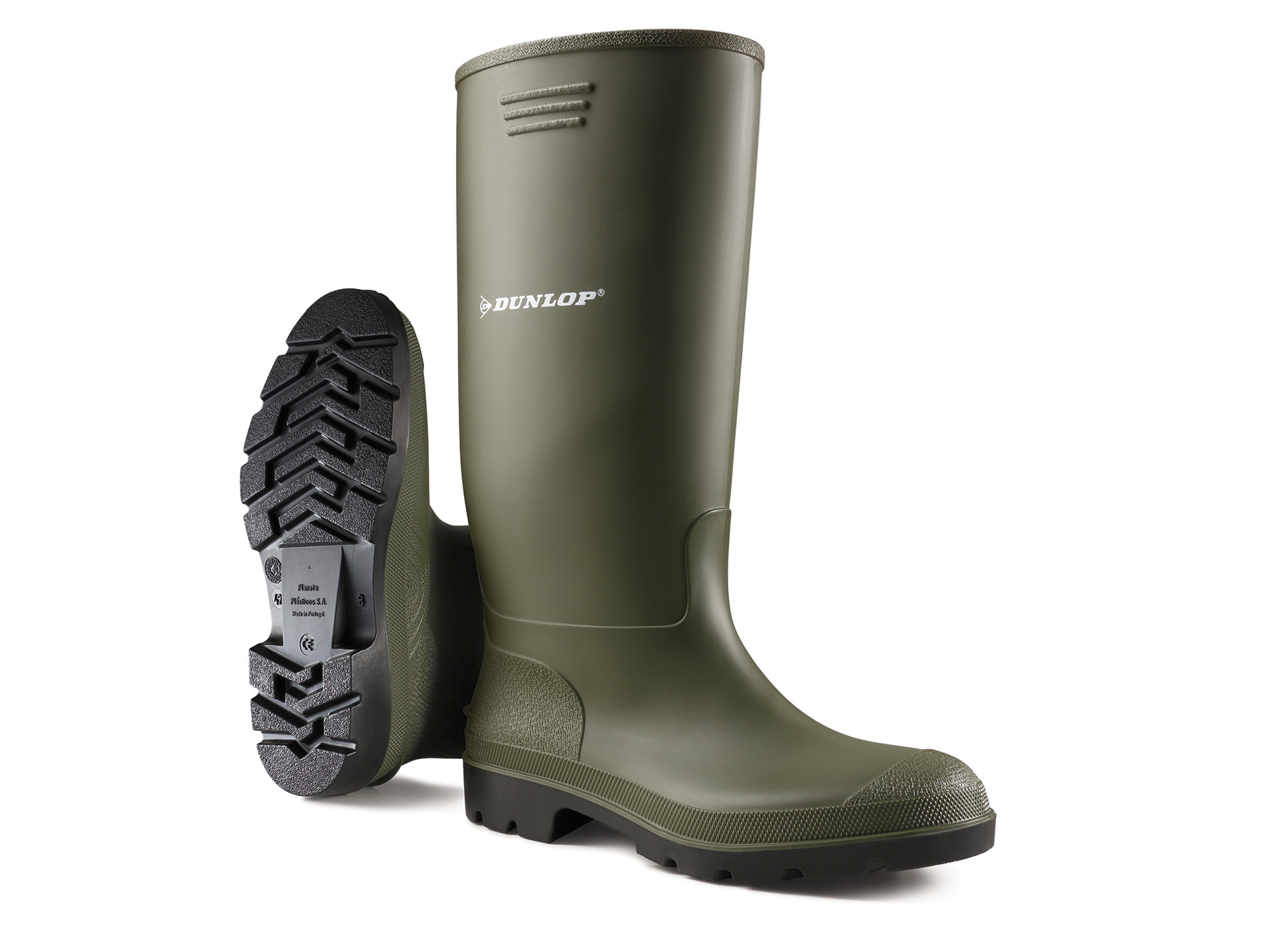 Bottes DUNLOP Pricemastor PVC mixte kaki