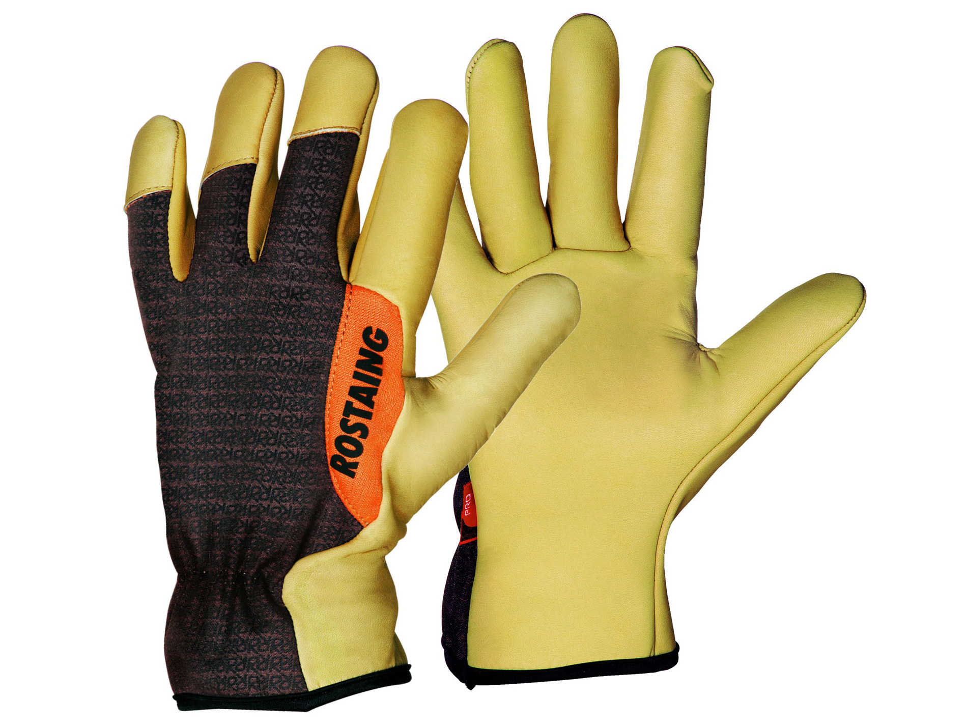 Gants ROSTAING Sequoia jardinage sec/humide cuir beige