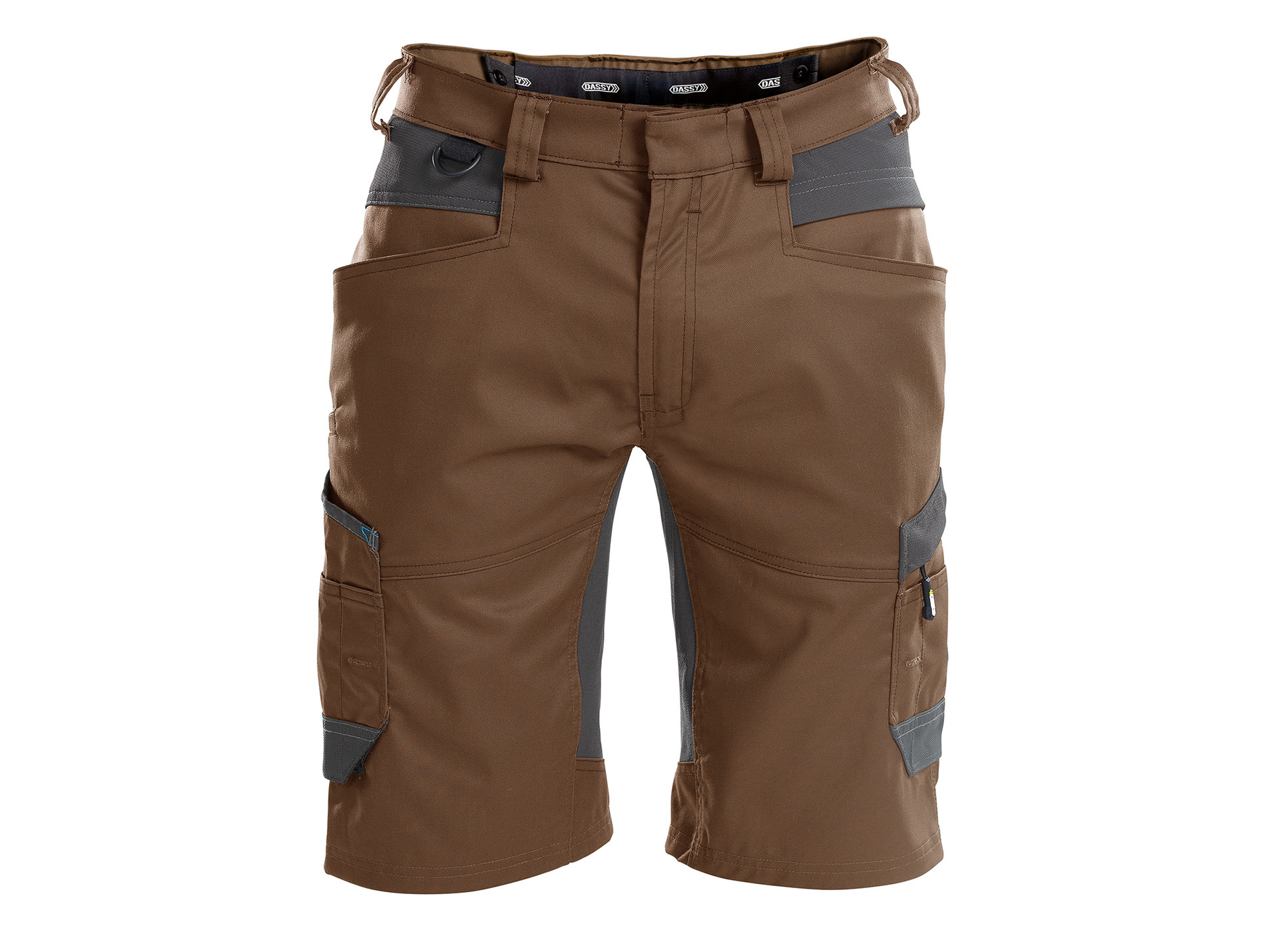 Short de travail DASSY Axis renforts cordura camel/gris