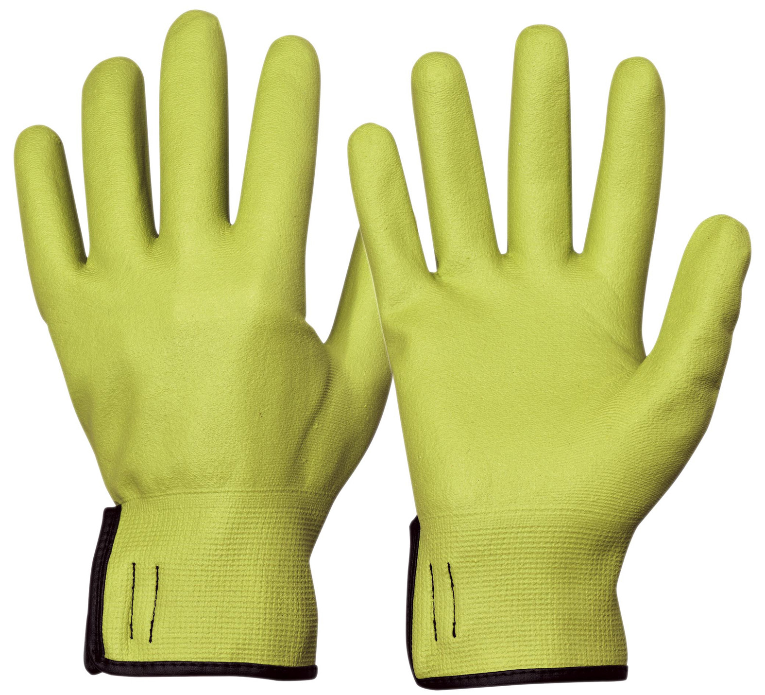 Gant nitrile vert anis tilleul  ROSTAING