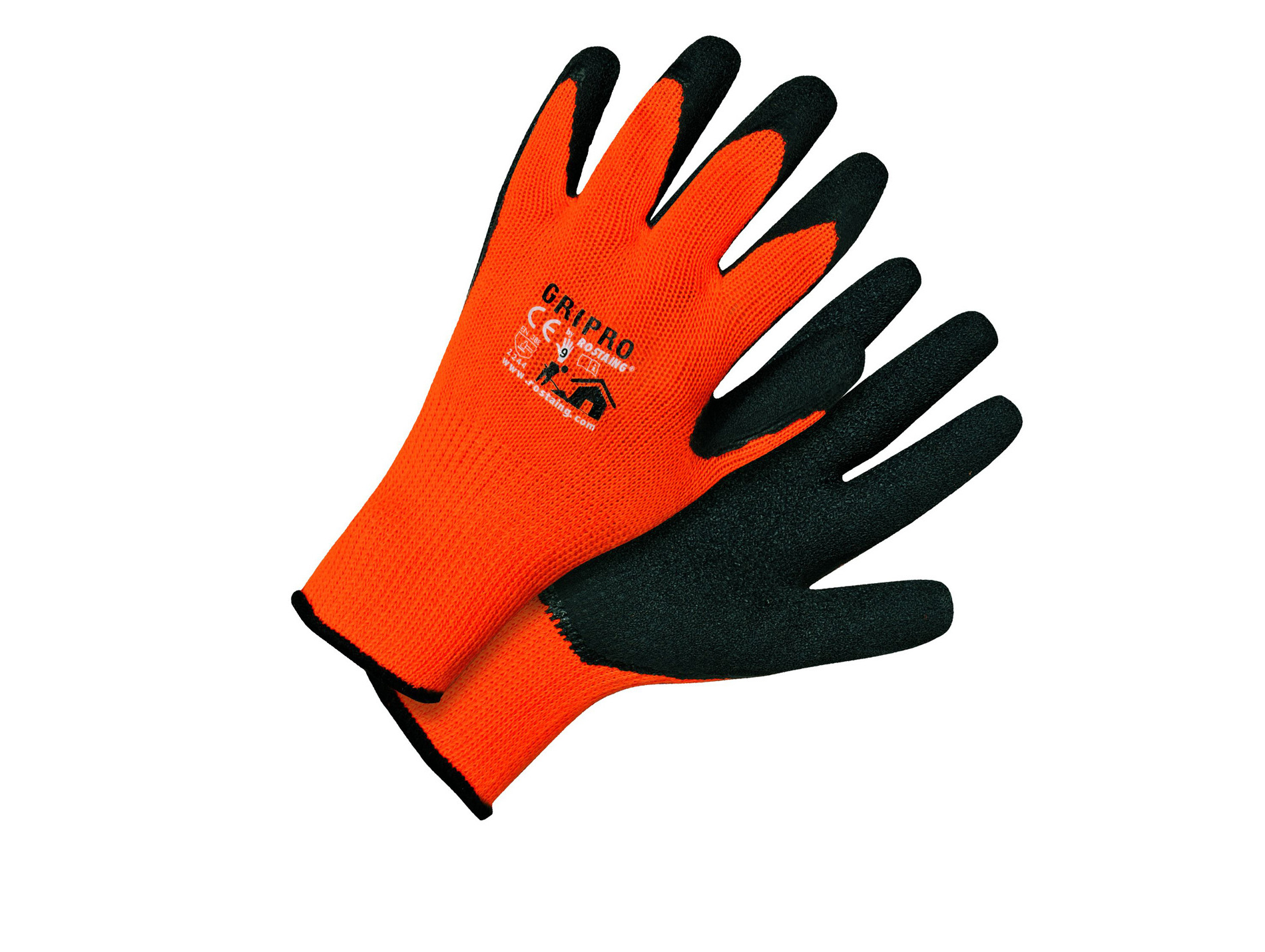 Gants ROSTAING Gripro manutention orange/noir
