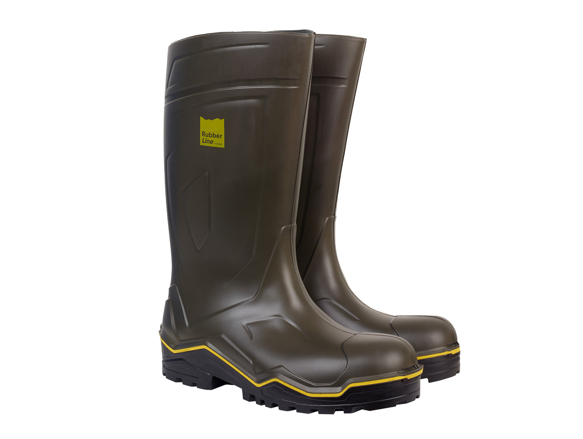 Bottes SOLIDUR RubberLine solithane vert