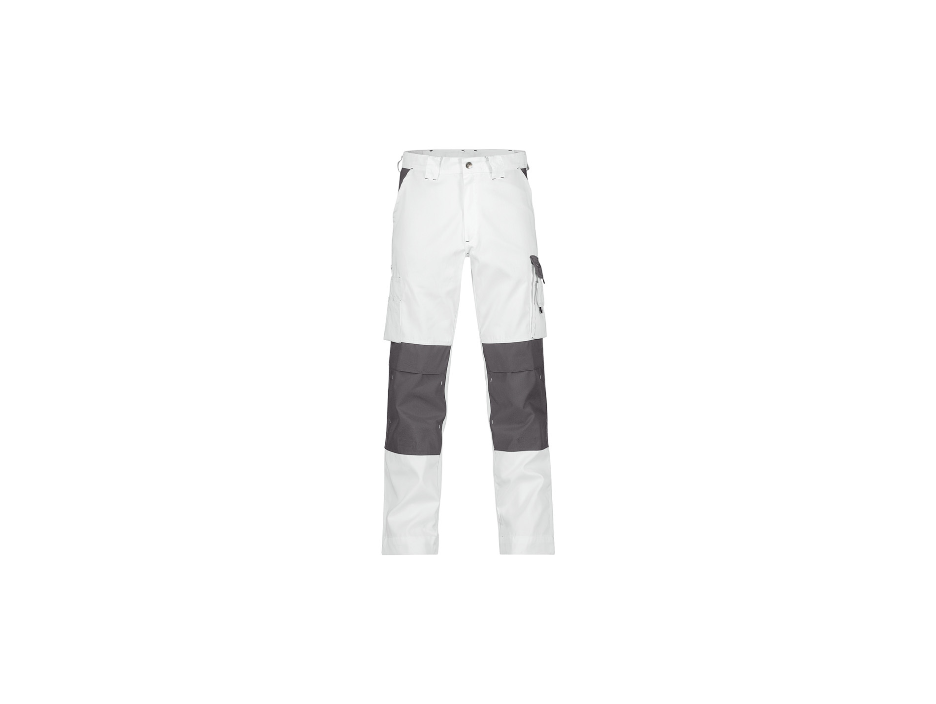 Pantalon de travail DASSY Boston renforts cordura blanc