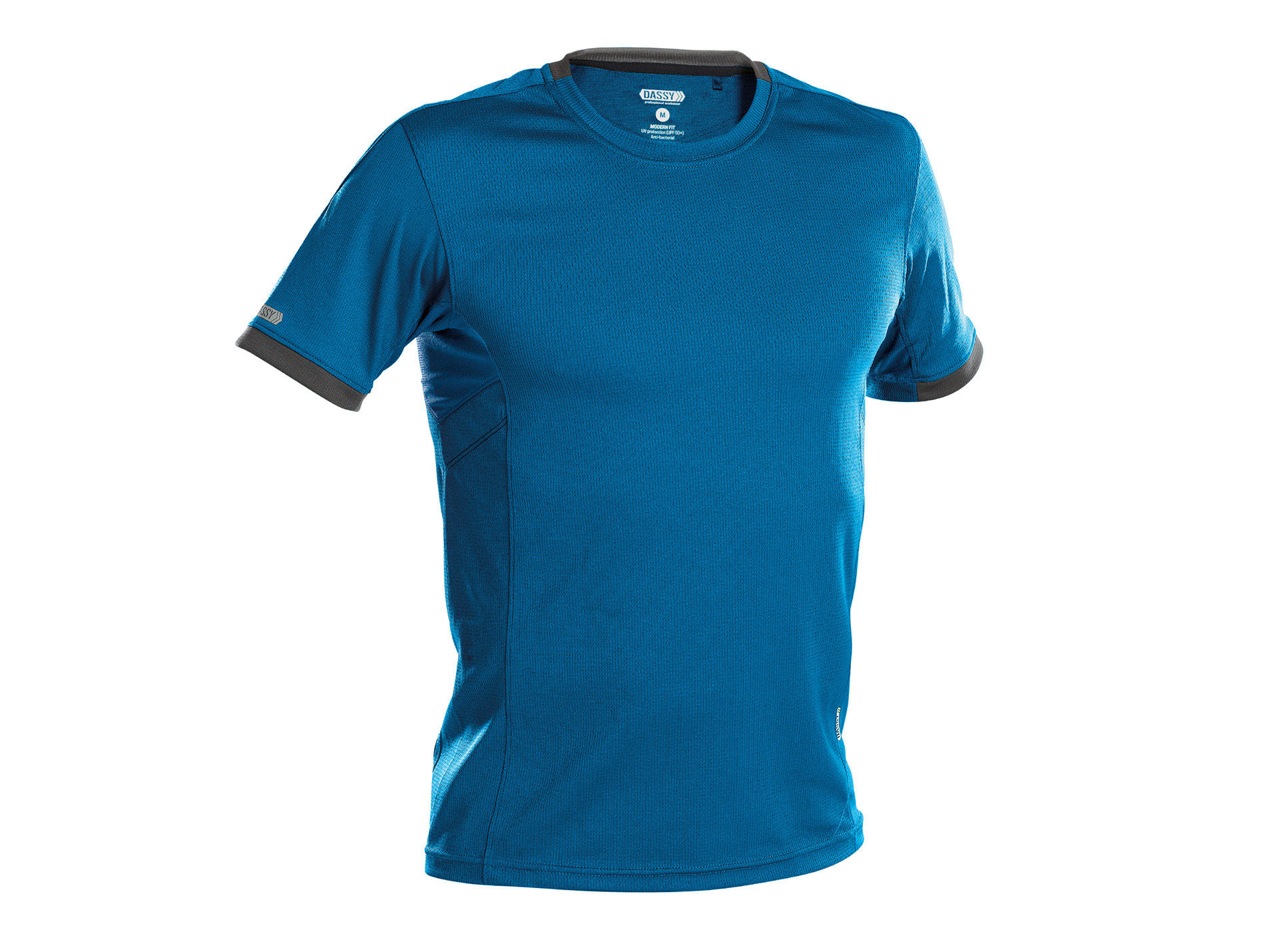 Tee shirt de travail DASSY Nexus polyester bleu/gris