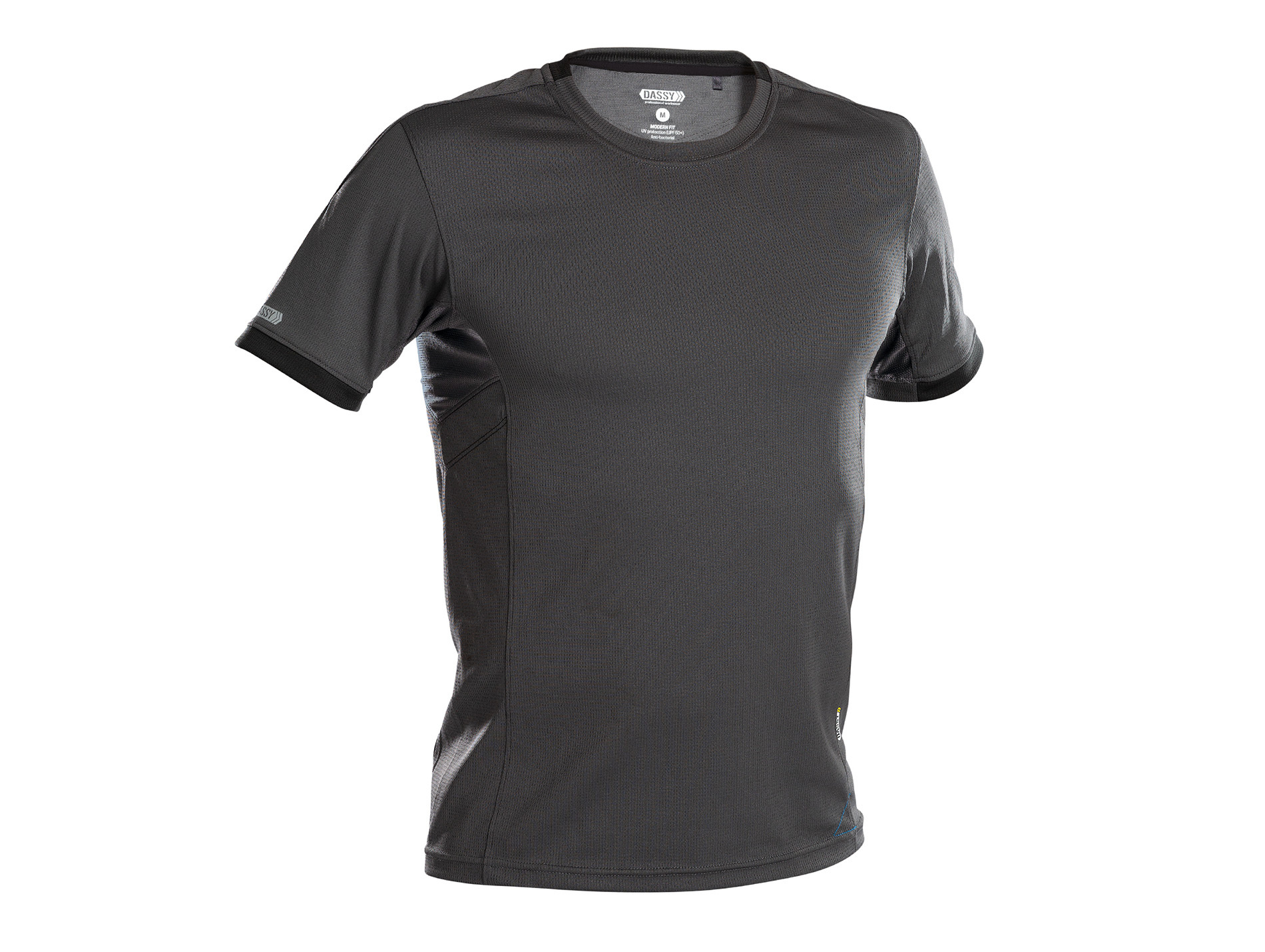 Tee shirt de travail DASSY Nexus polyester gris/noir