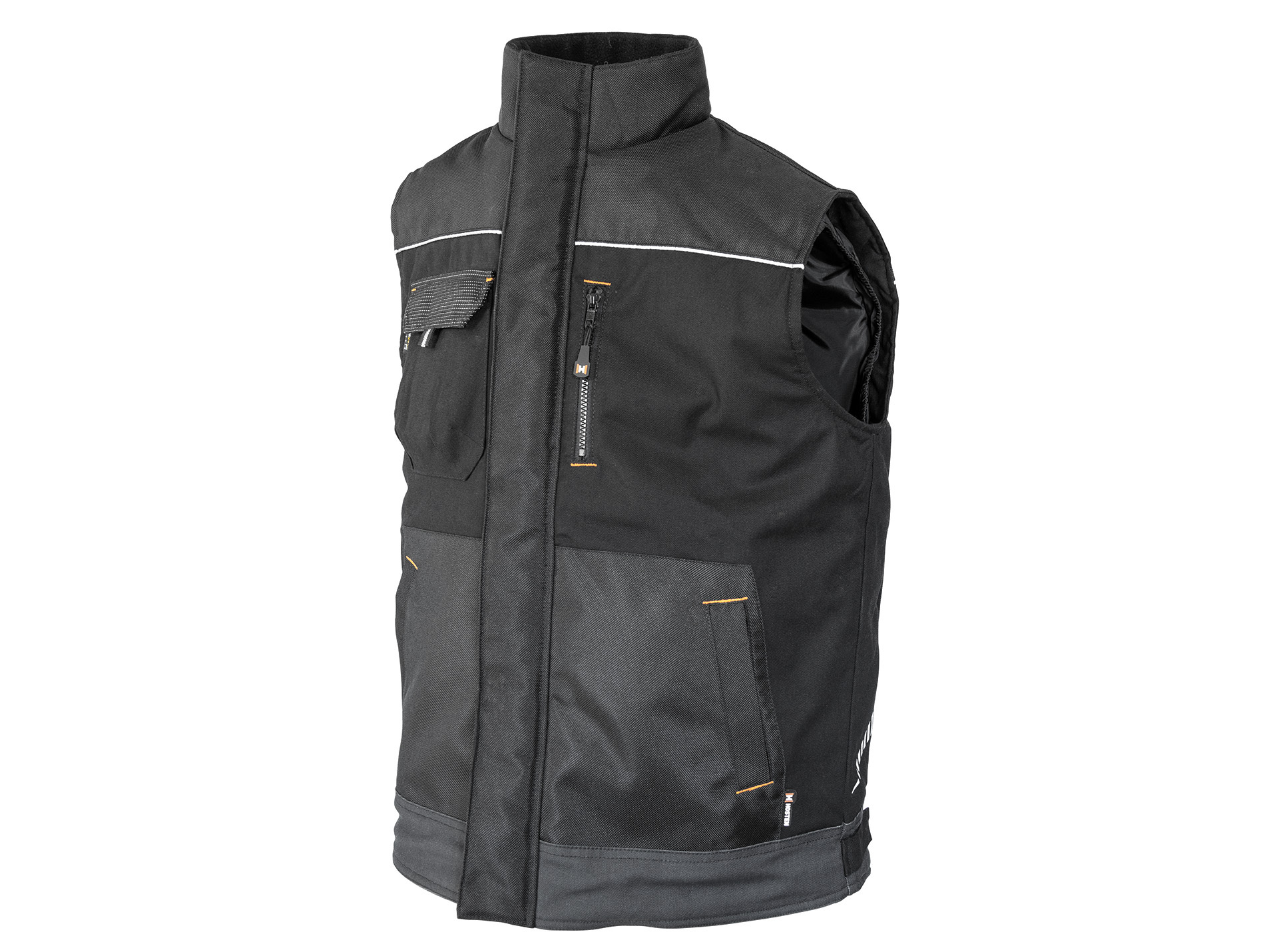 Veste sans manche de travail HOSTEN Brut cordura noir