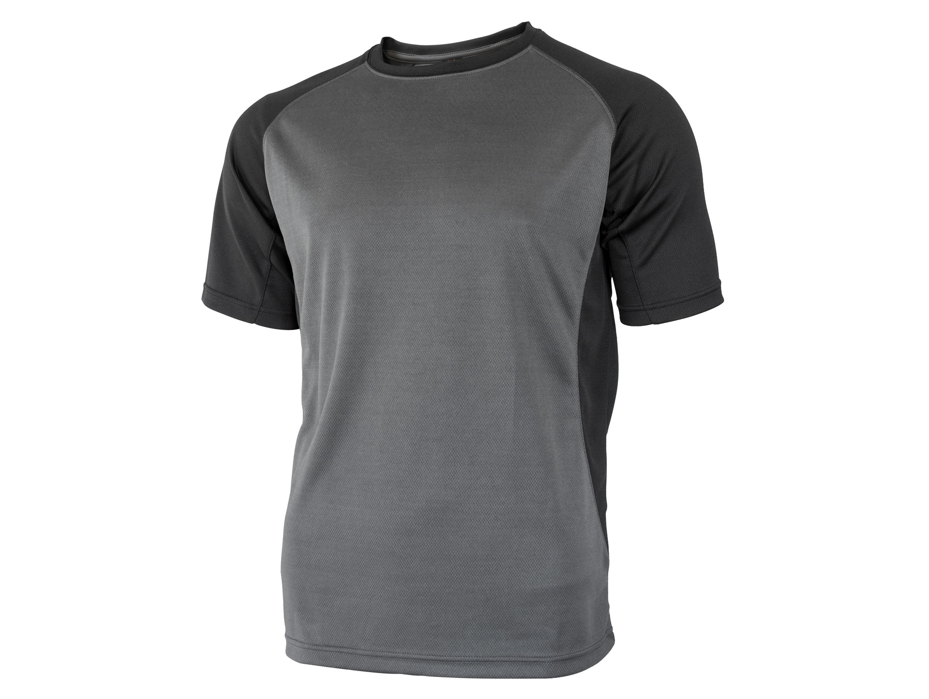 Tee shirt de travail HOSTEN Brut polyester gris/noir