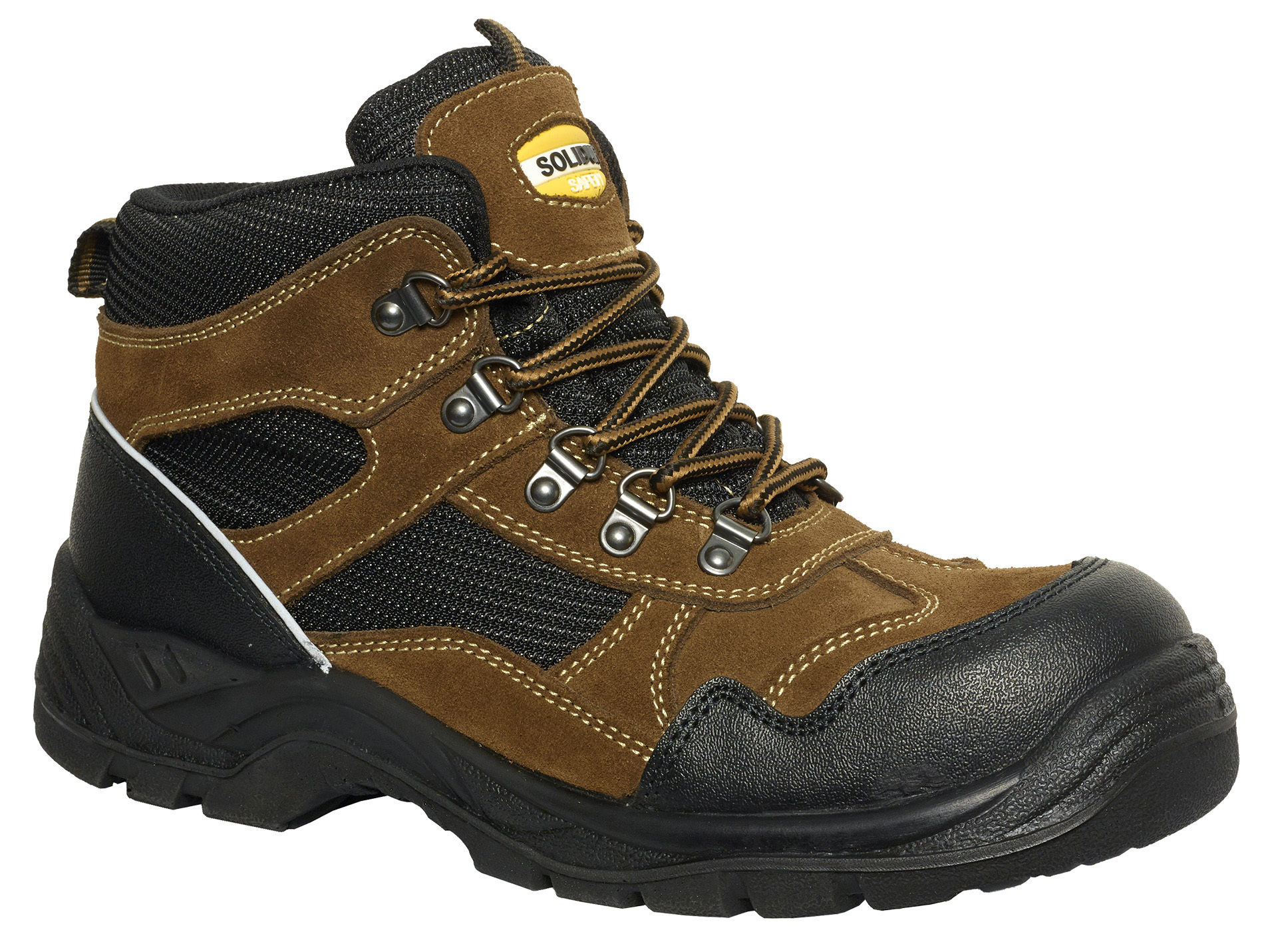 Chaussures de sécurité hautes SOLIDUR Debao cuir S3