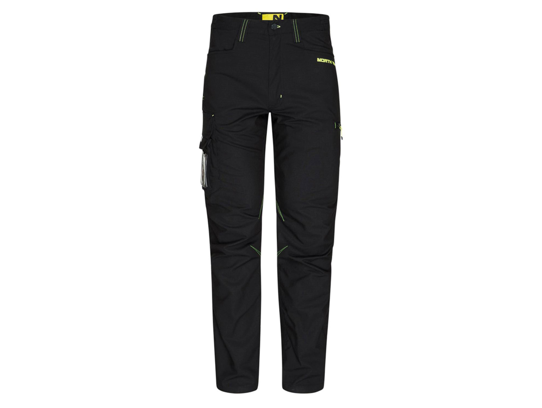 Pantalon de travail NINE WORTHS Edward ripstop léger noir