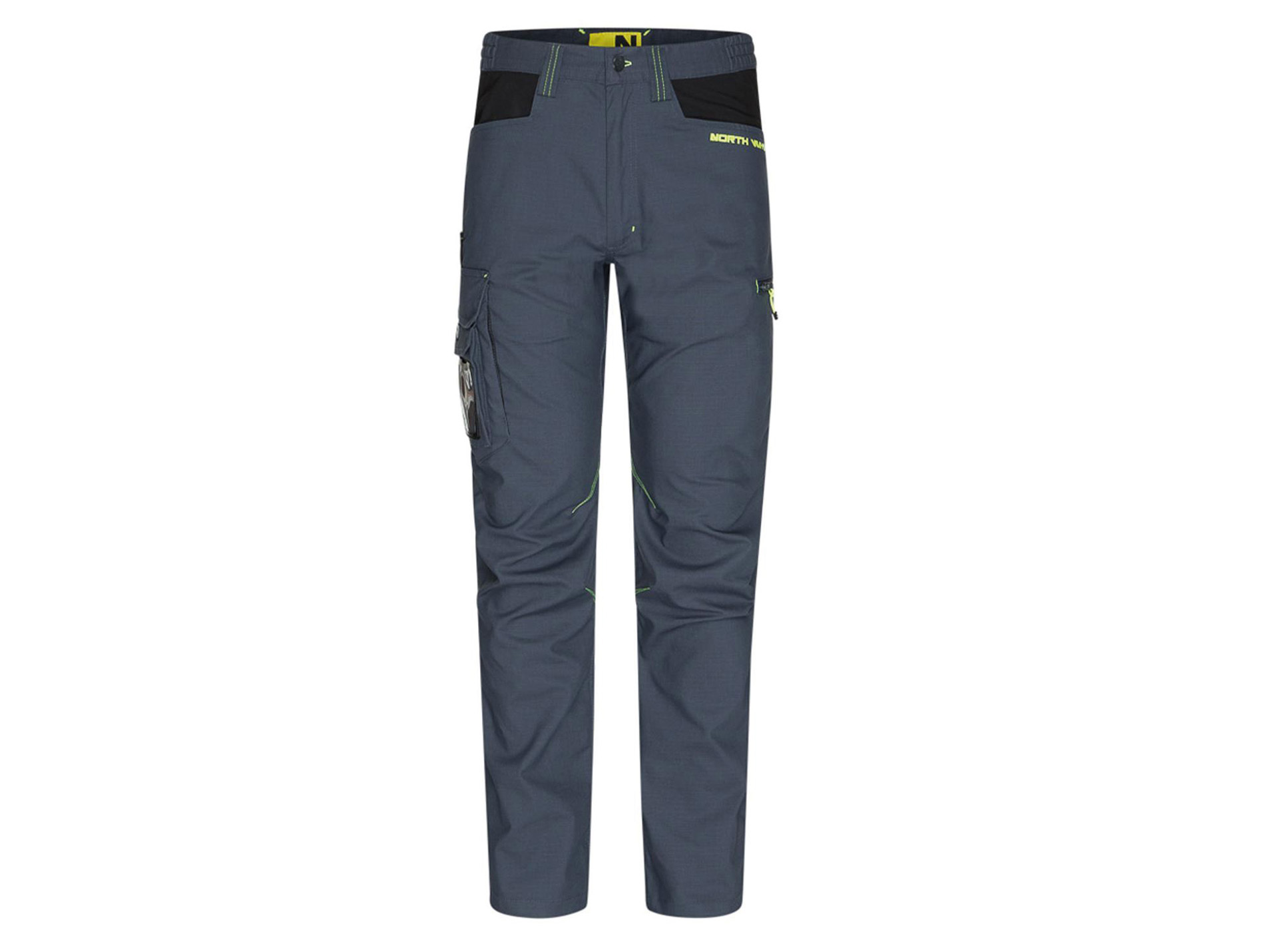 Pantalon de travail NINE WORTHS Edward ripstop léger gris