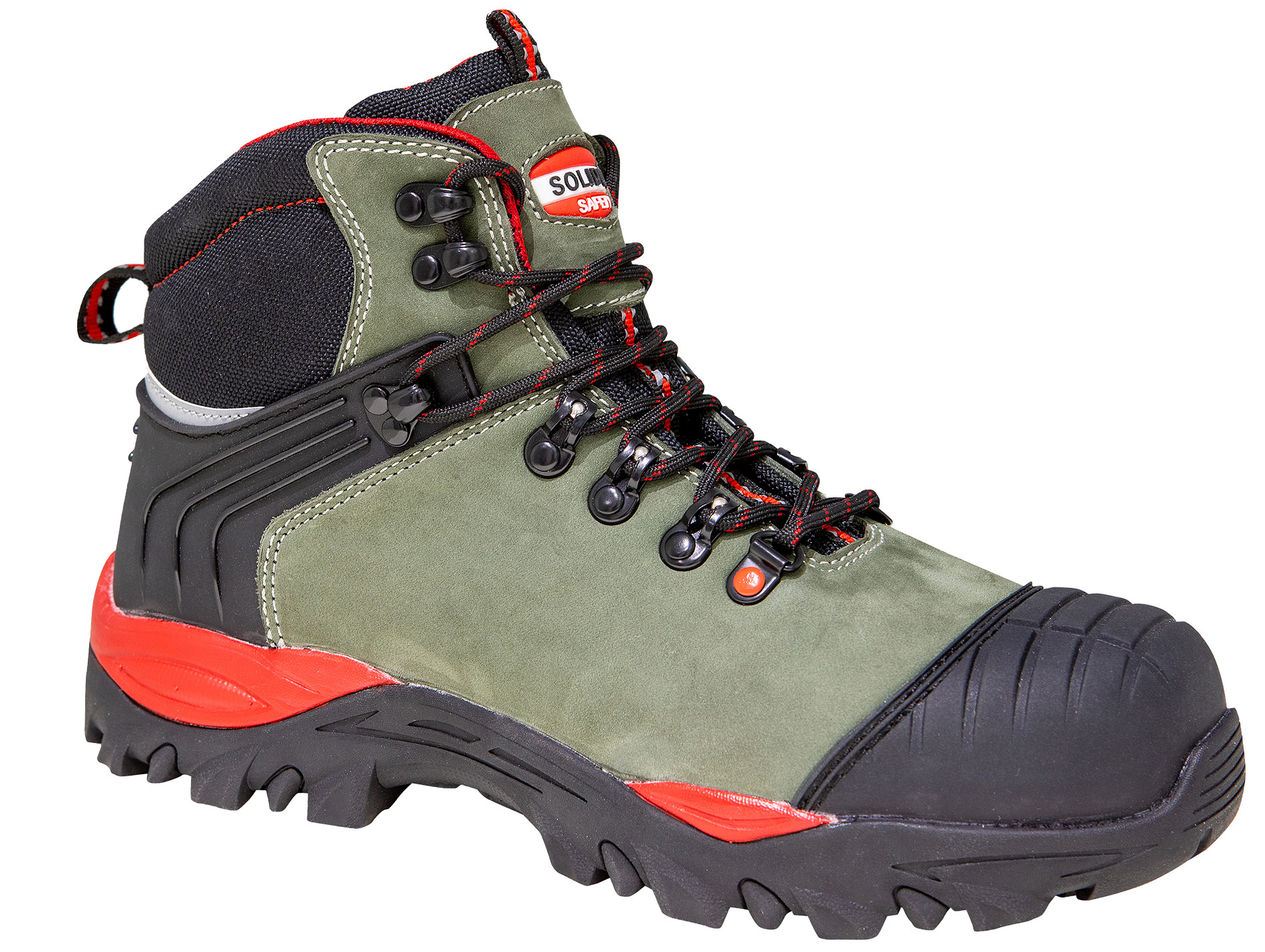 Chaussures de sécurité hautes SOLIDUR Colorado S3 vert