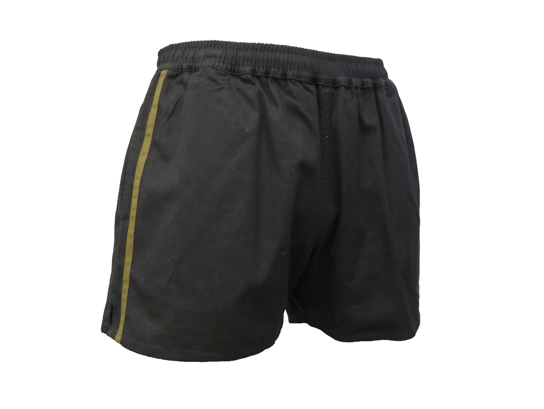 Short Faust flottant noir bandes