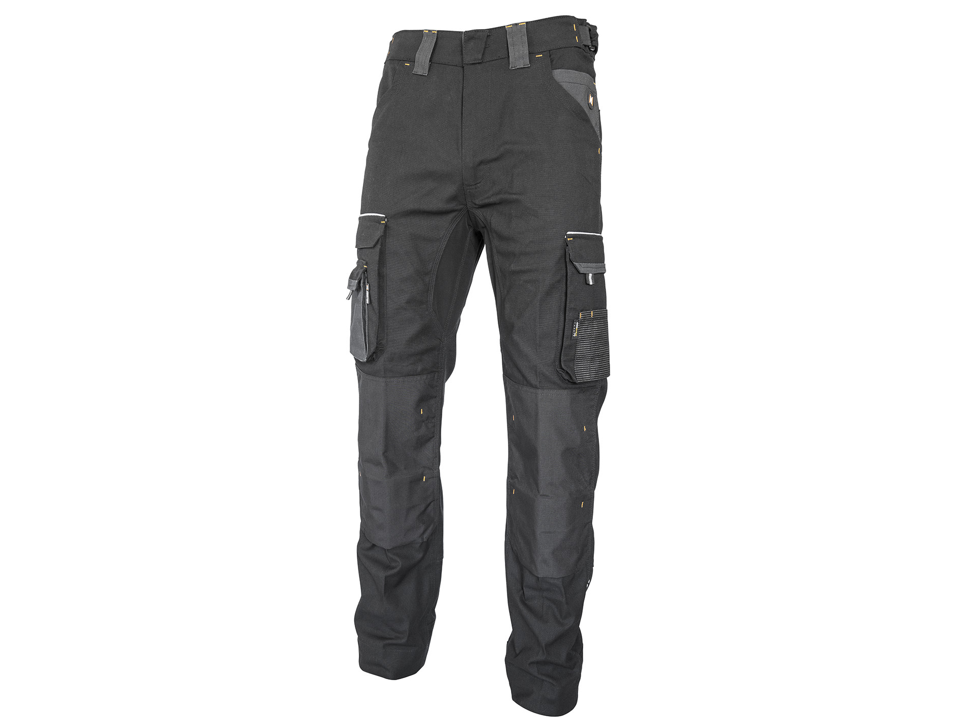 Pantalon de travail HOSTEN Brut renforts cordura noir