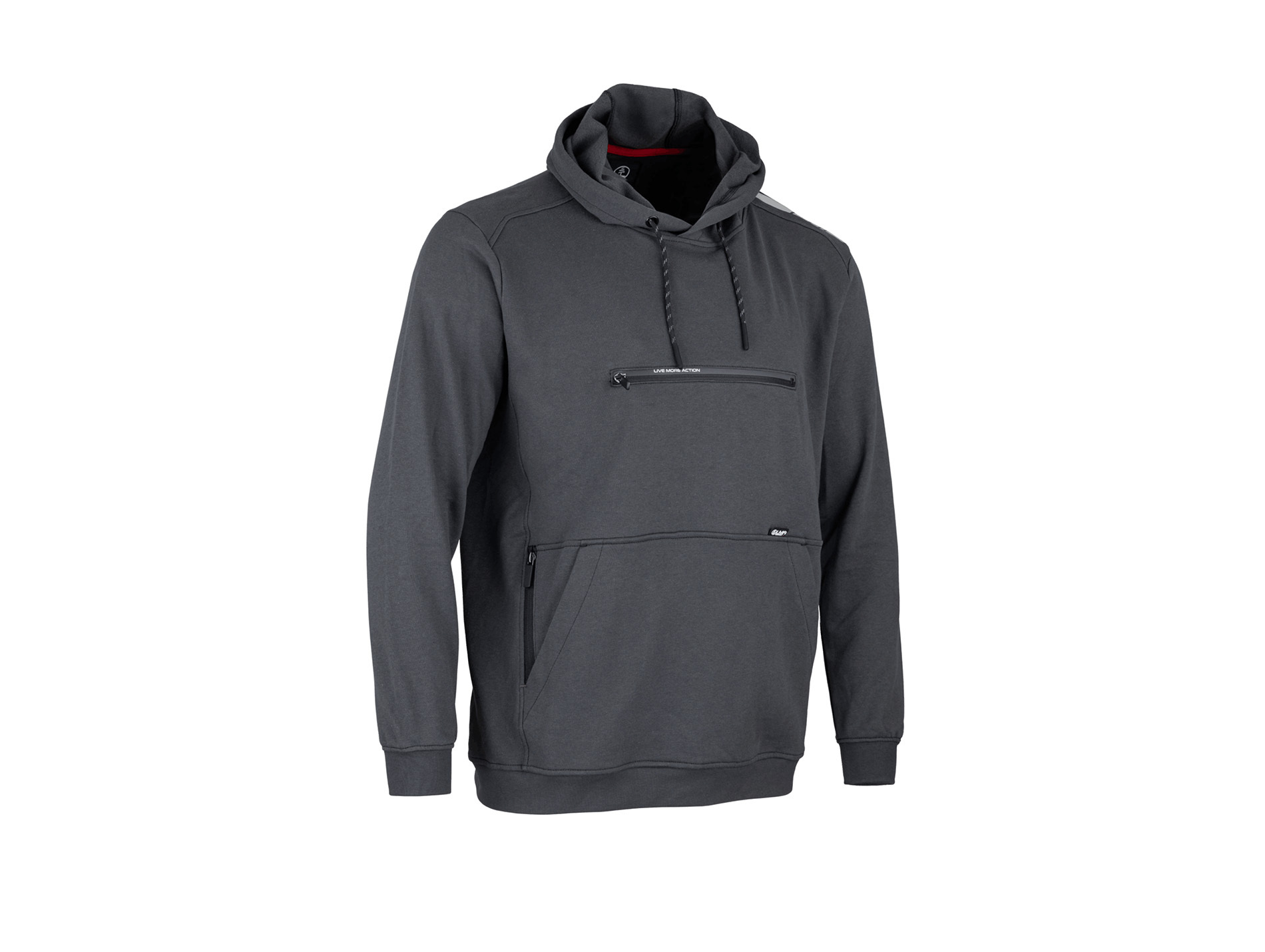 Sweat à  capuche LMA SPRINTER gris foncé
