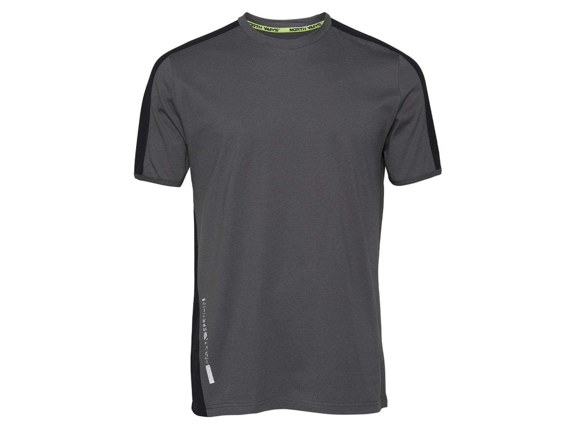 Tee shirt de travail NINE WORTHS Andy coton gris