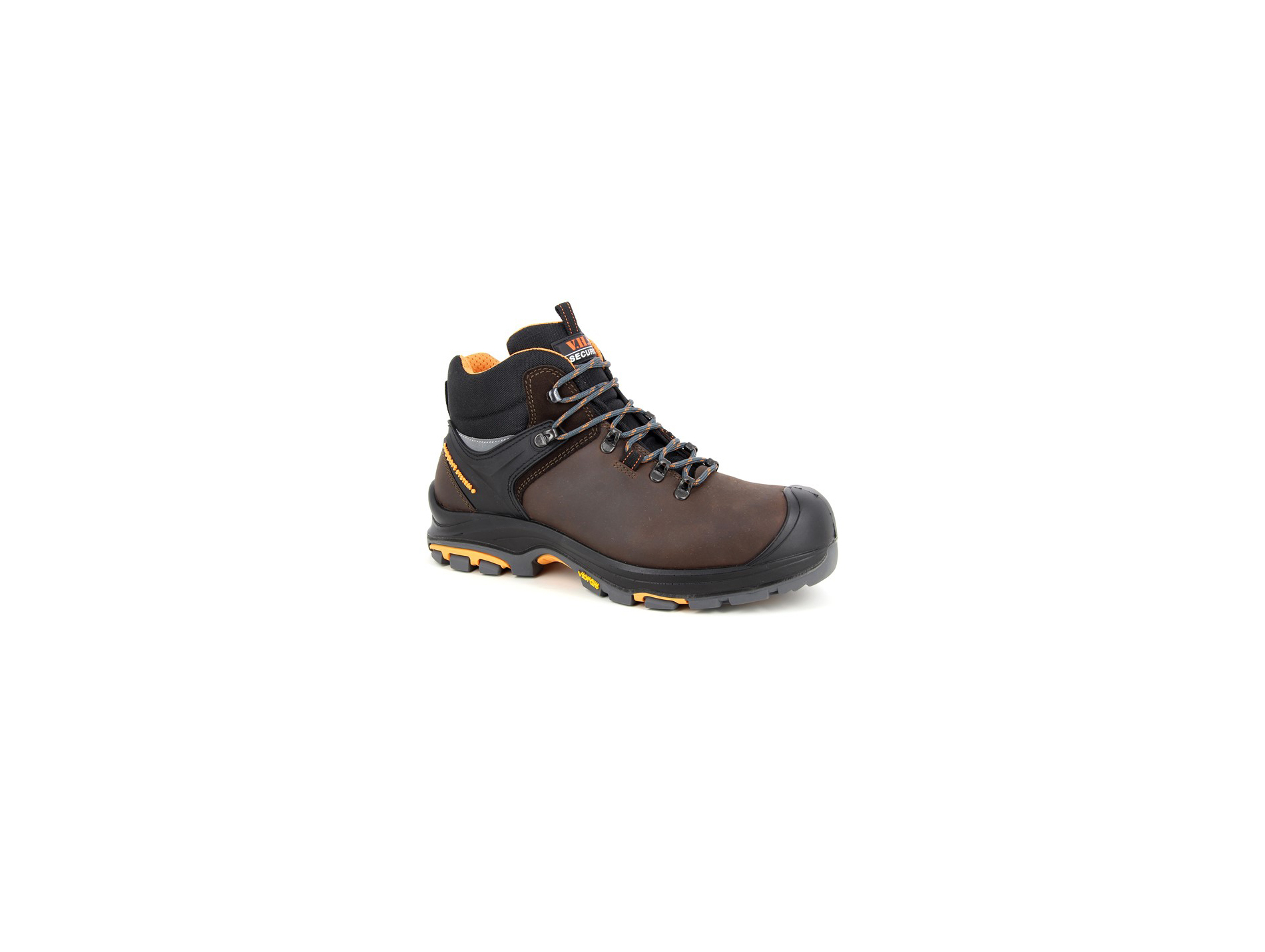 Chaussures de sécurité hautes VHS Racing vibram S3 marron