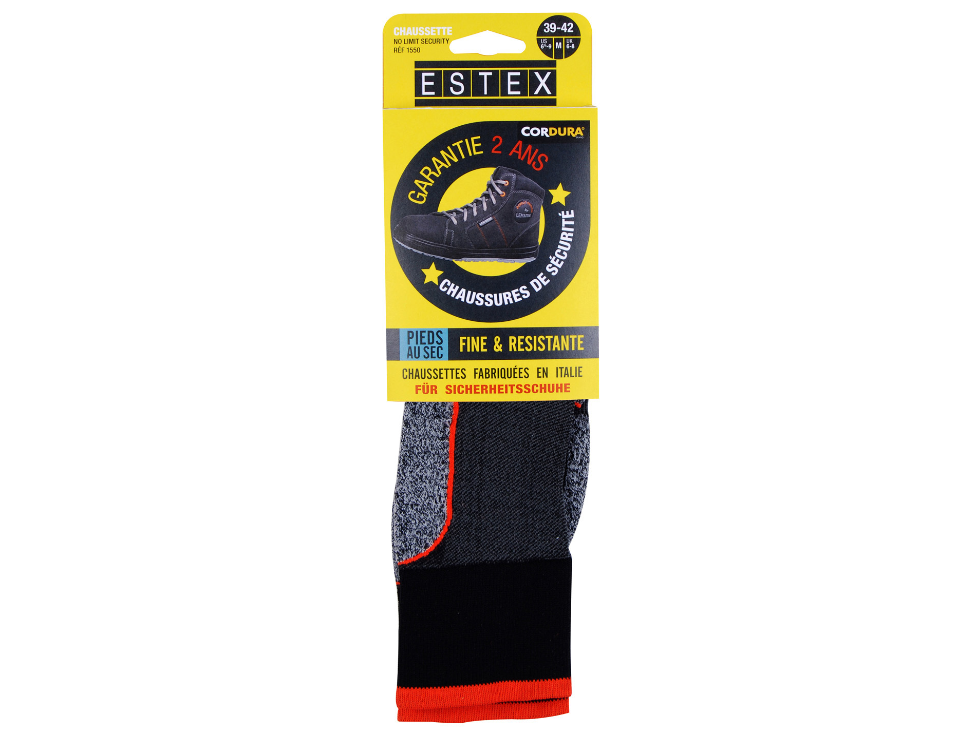 Chaussettes ESTEX No Limit Sécurity cordura