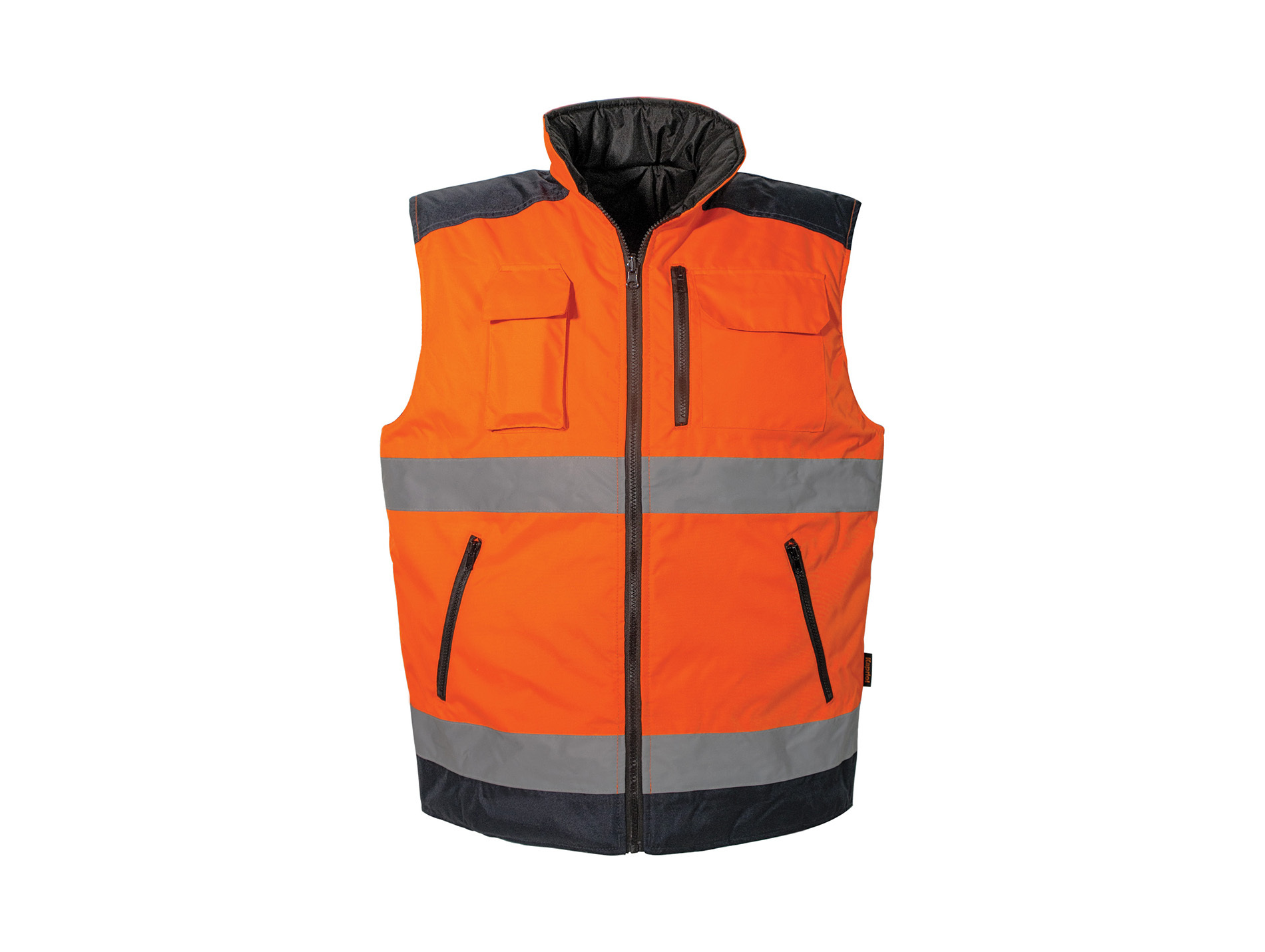 Veste sans manche haute visibilité KAPRIOL orange/bleu