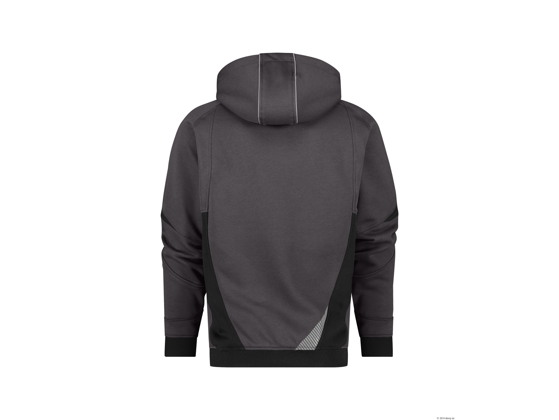 Sweat de travail DASSY Lunax coton/poly gris/noir