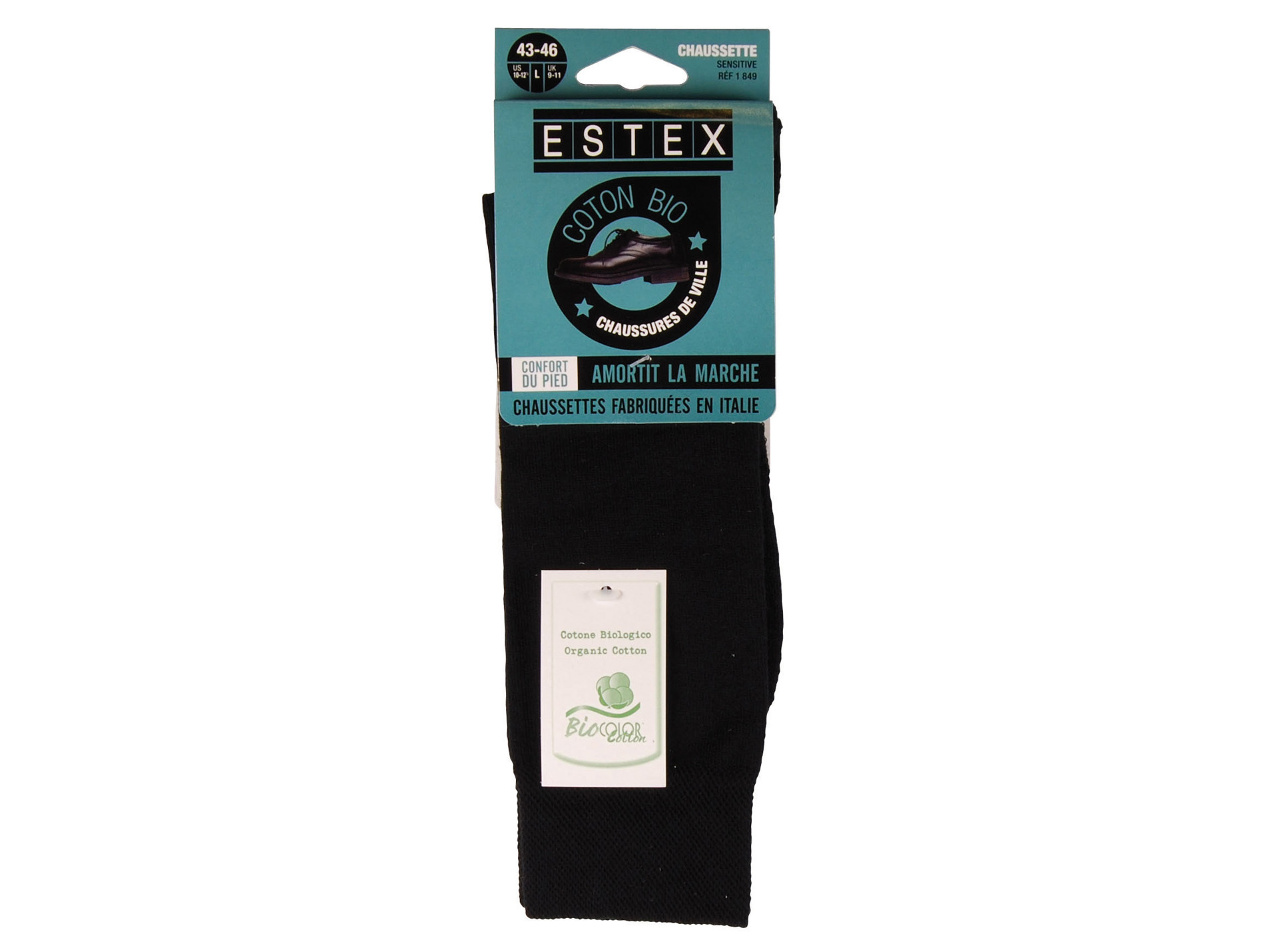 Chaussettes ESTEX Sensitive coton/polyamide