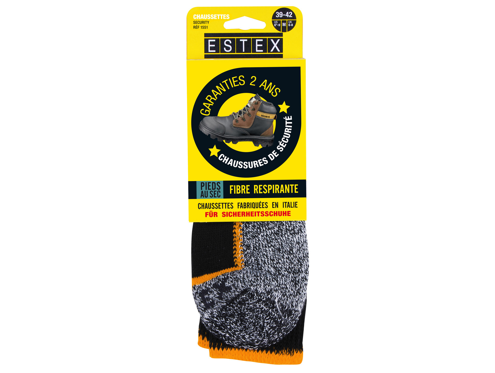 Chaussettes ESTEX Sécurity cordura