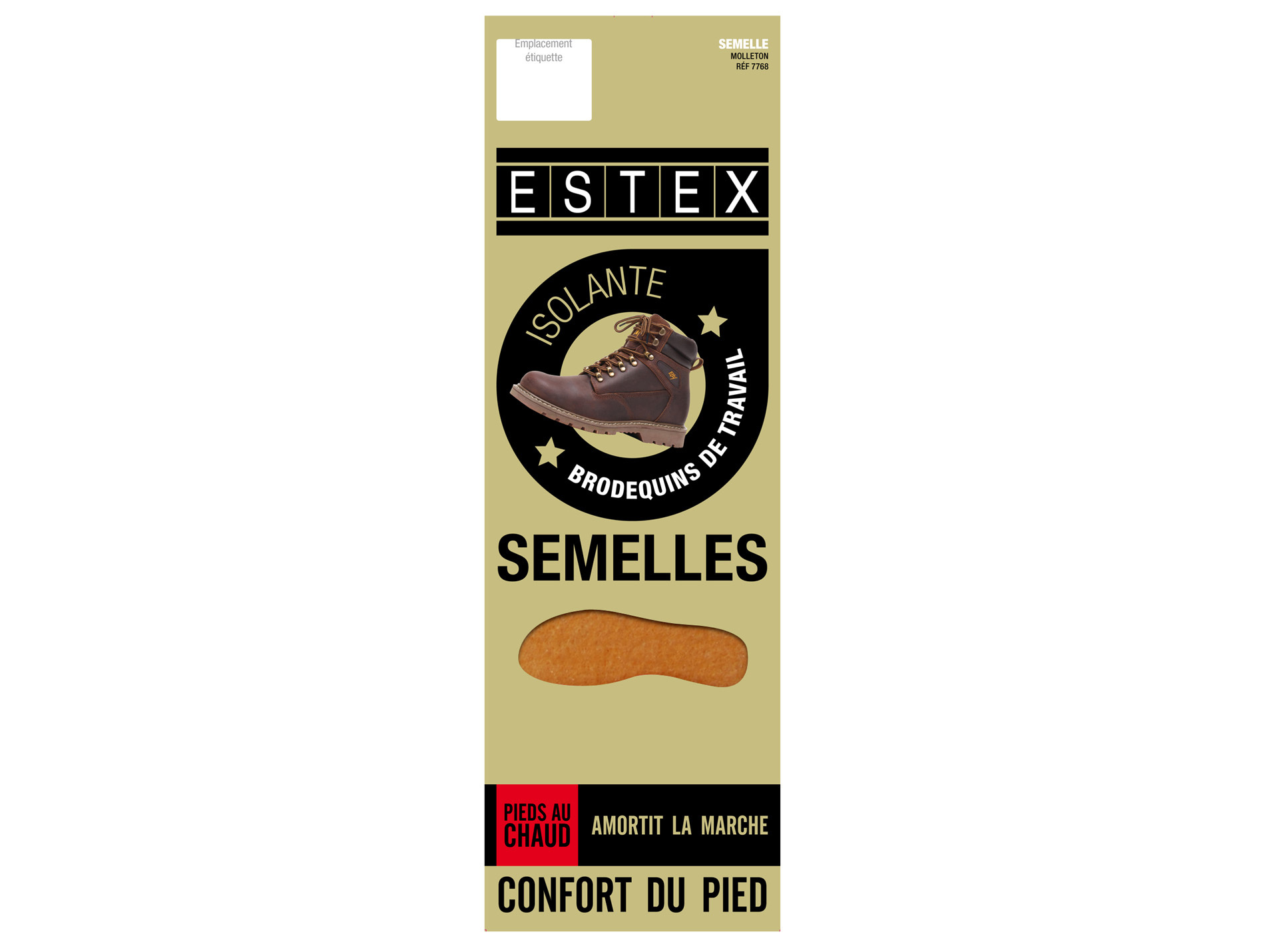 Semelles ESTEX isolante