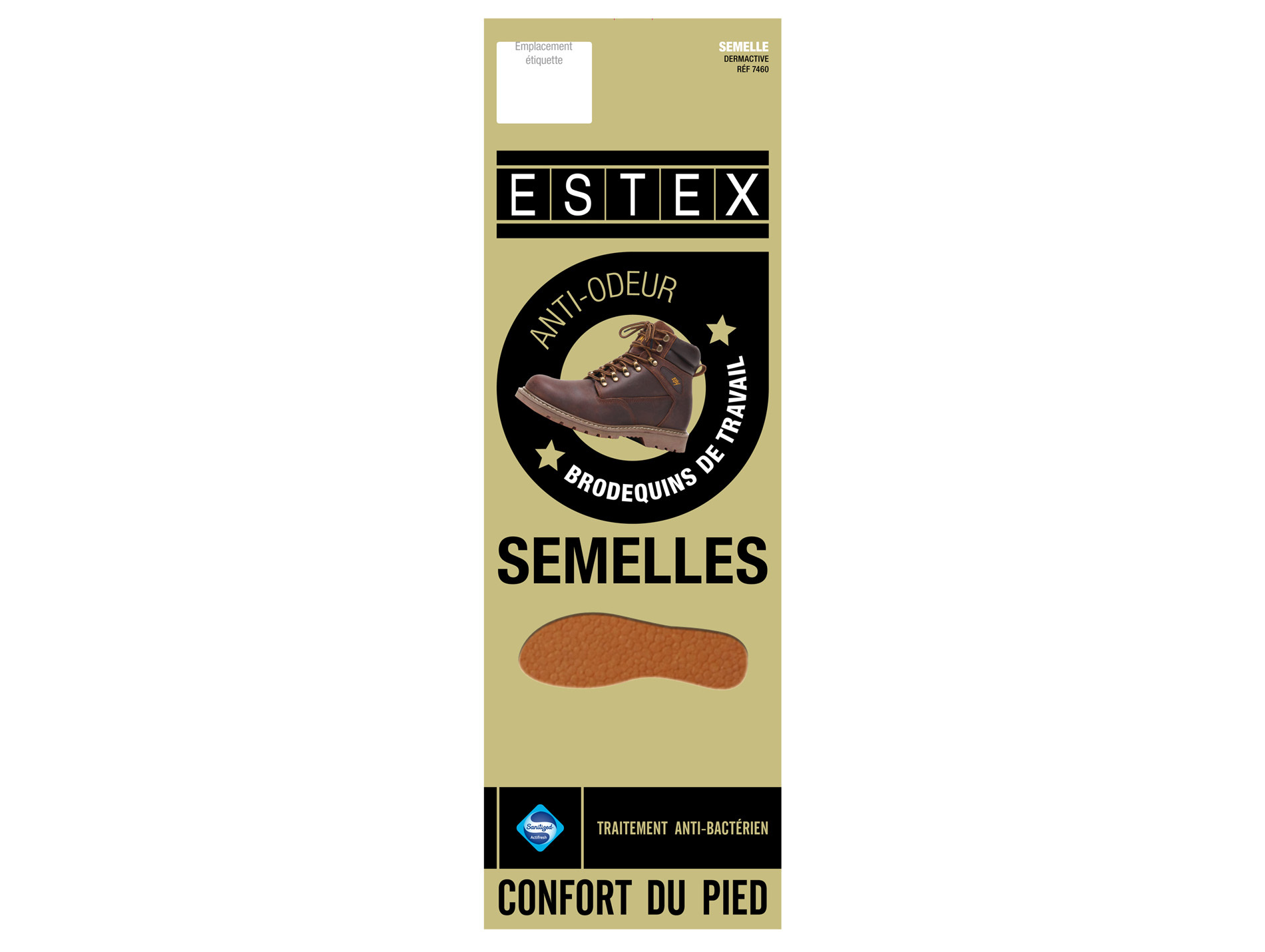 Semelles ESTEX anti-odeurs