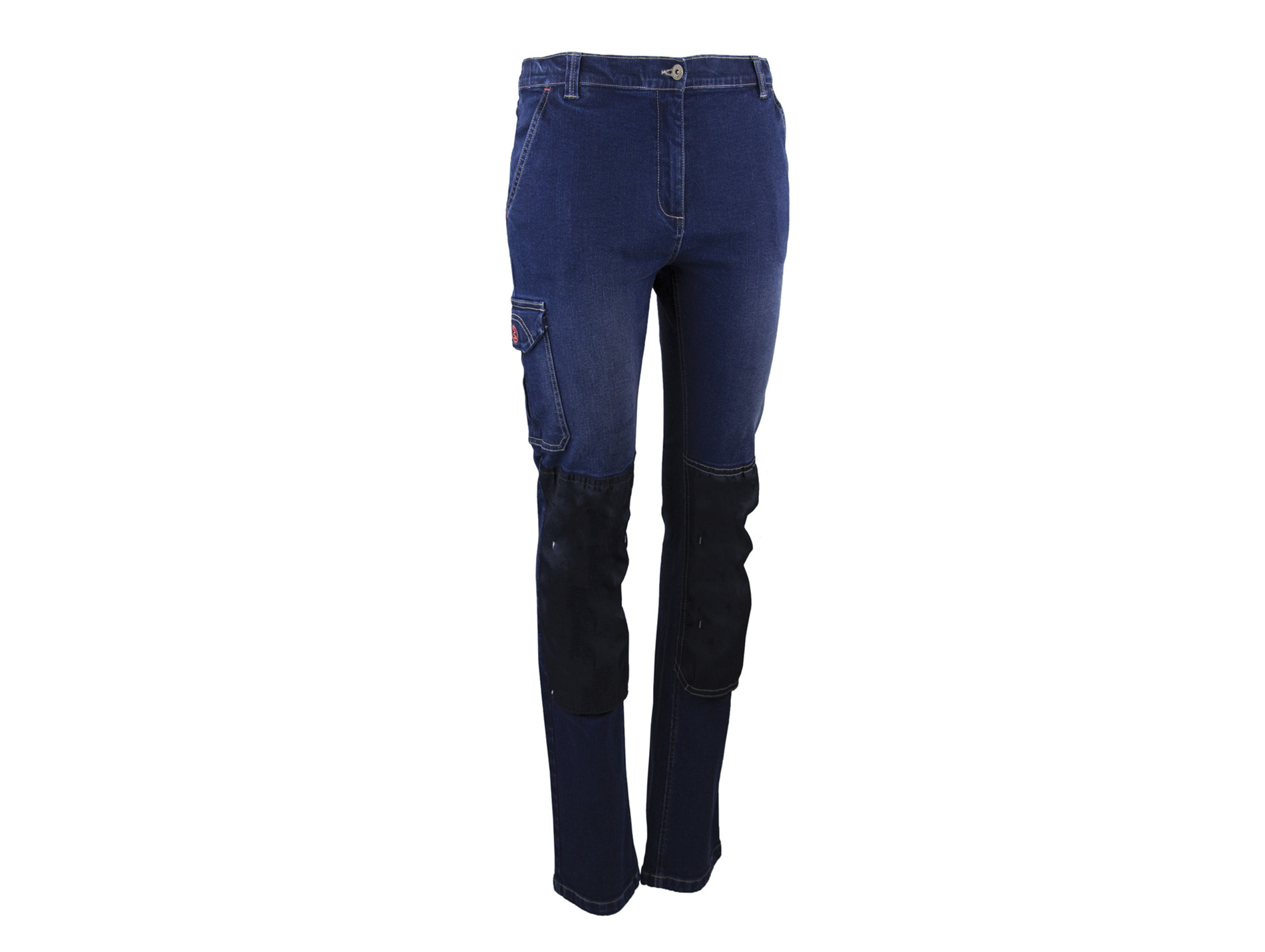 Jeans de travail LMA Flexion stretch femme bleu