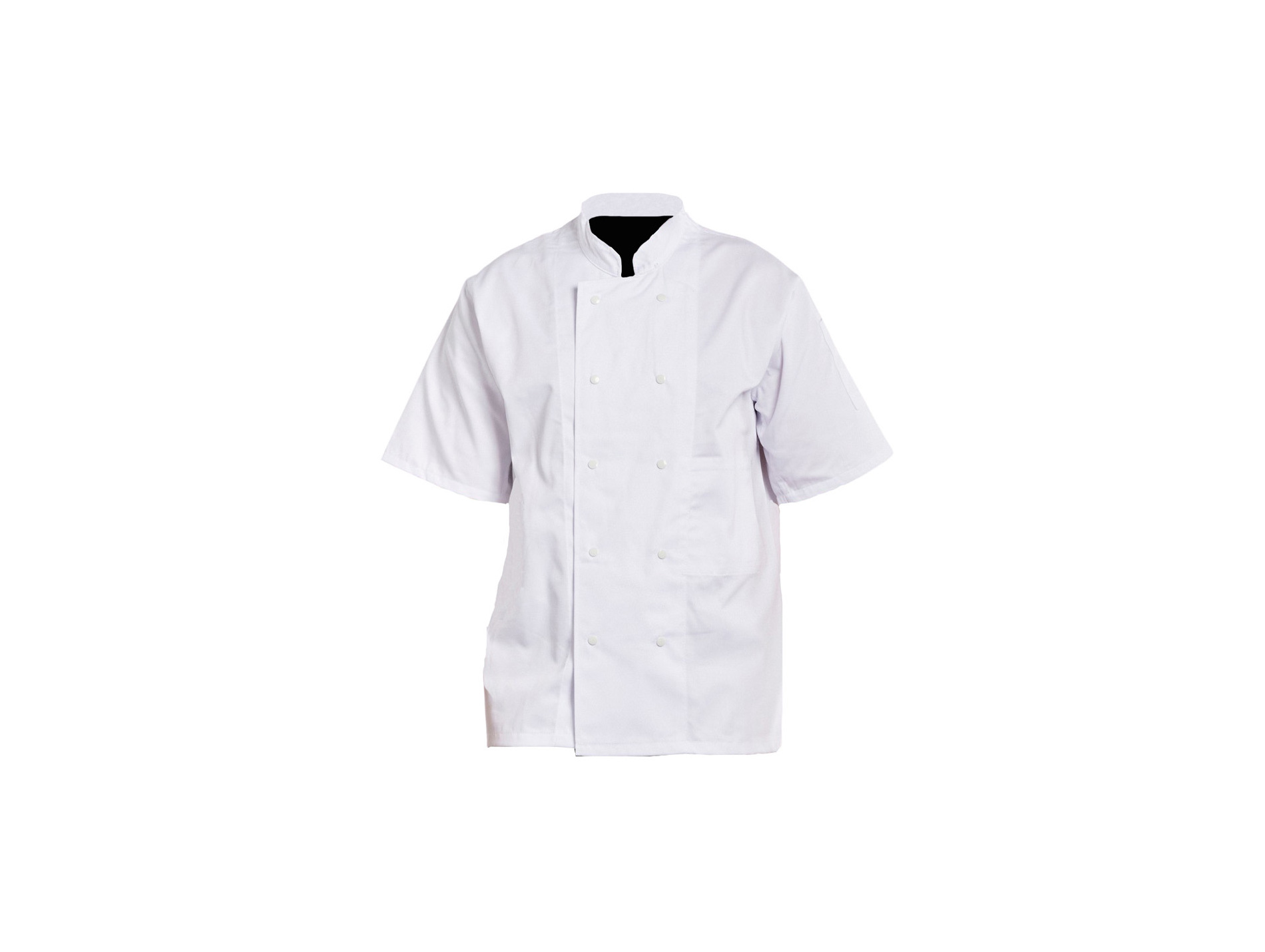 Veste de cuisine PBV 17B poly/coton à  pressions blanc