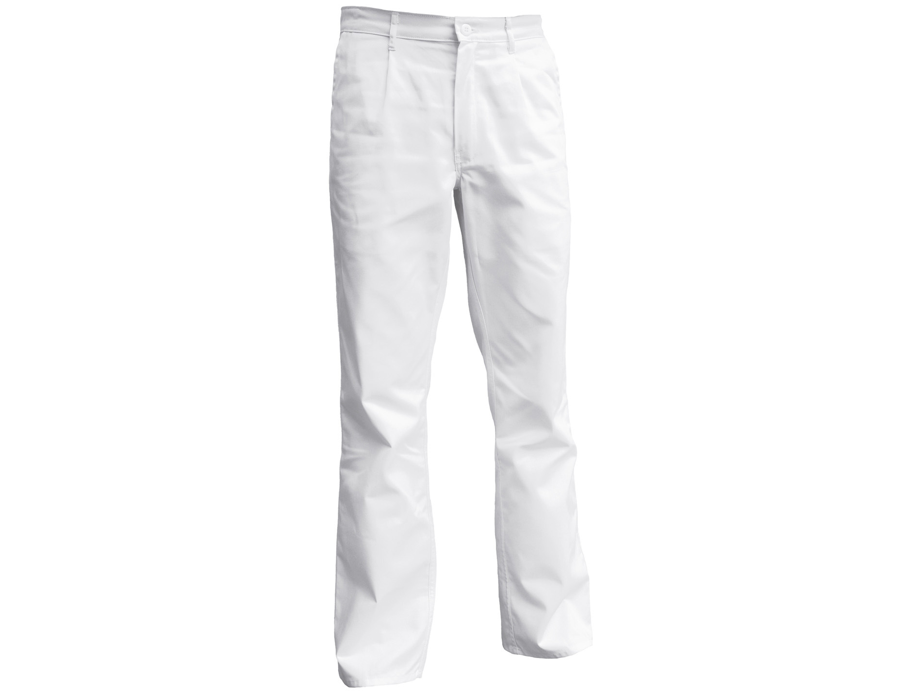 Pantalon de cuisine PBV 15B240 poly/coton blanc