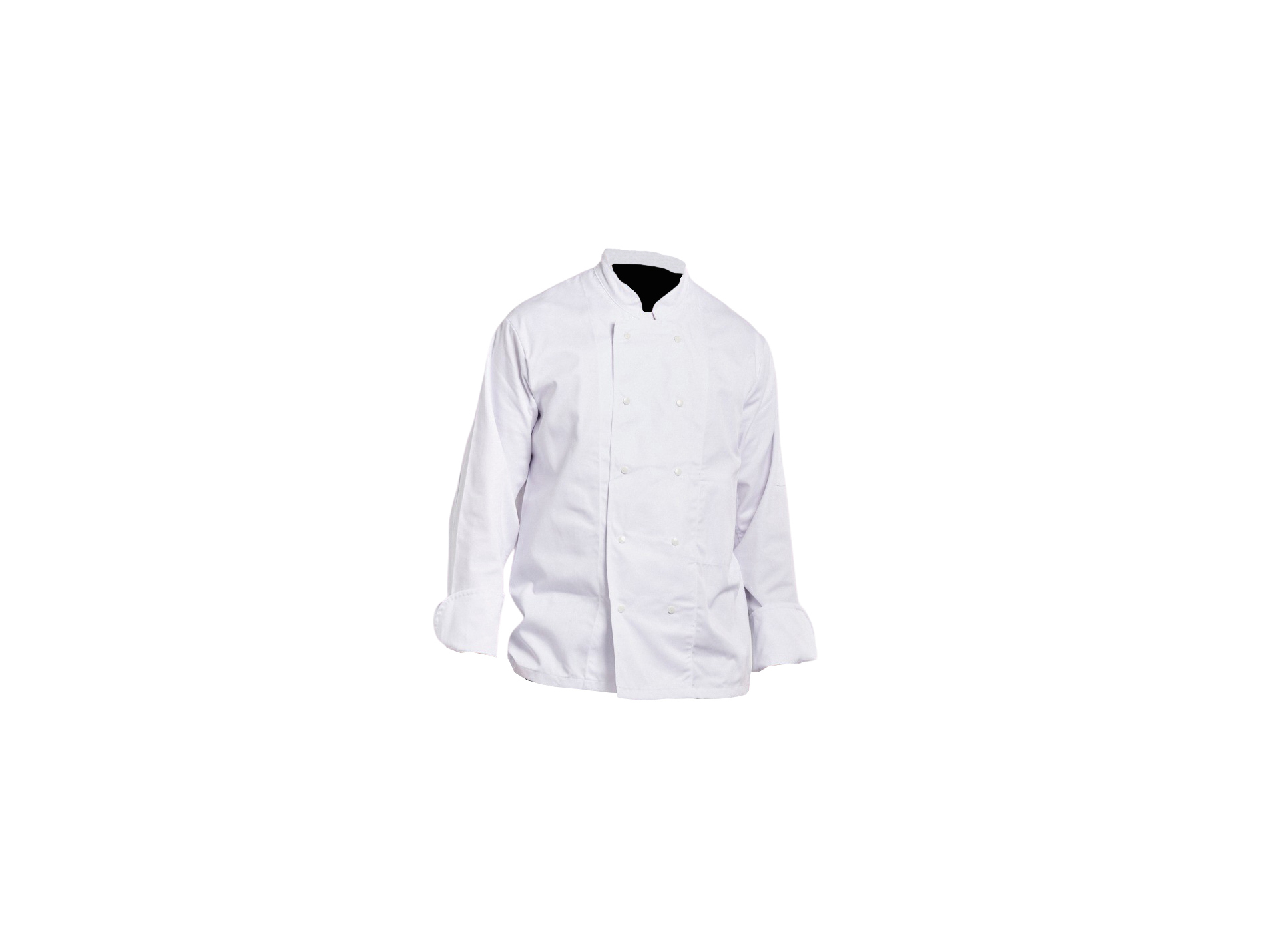 Veste de cuisine PBV 16BP poly/coton à  pressions blanc
