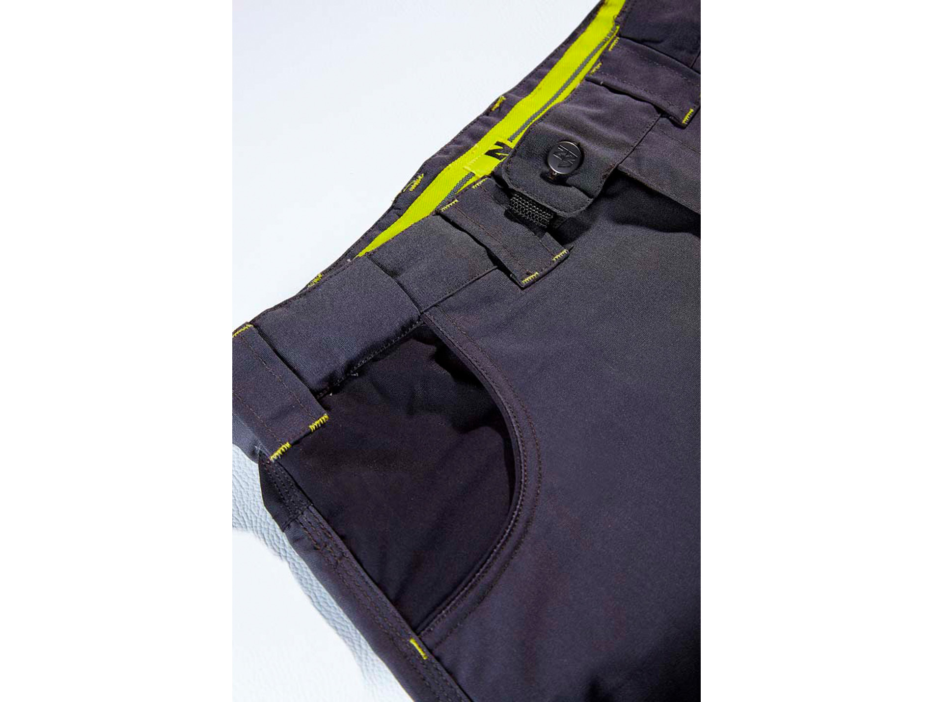 Pantalon de travail NINE WORTHS Adam cordura gris/noir