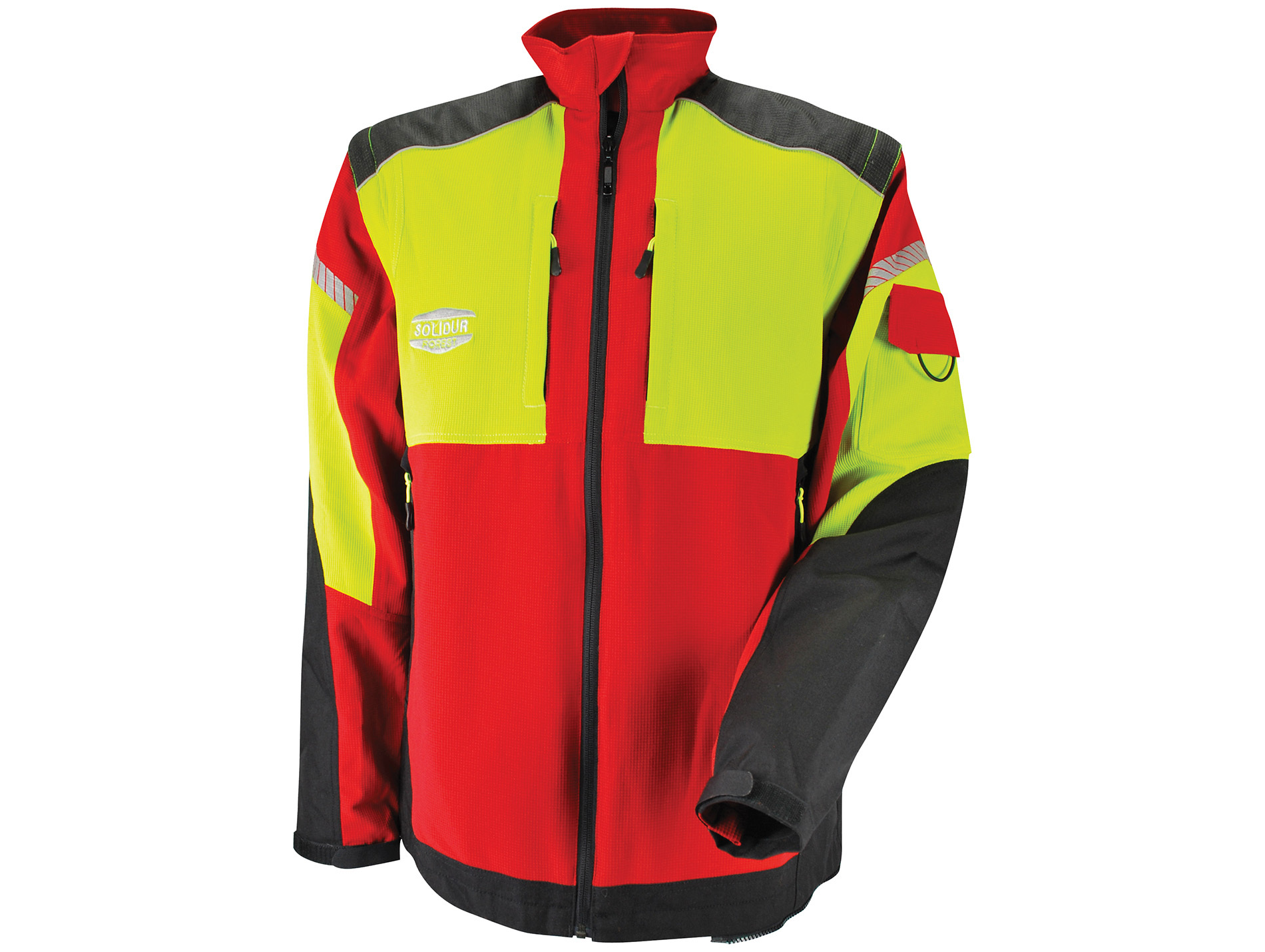 Veste forestière SOLIDUR Infinity nylon/cordura rouge