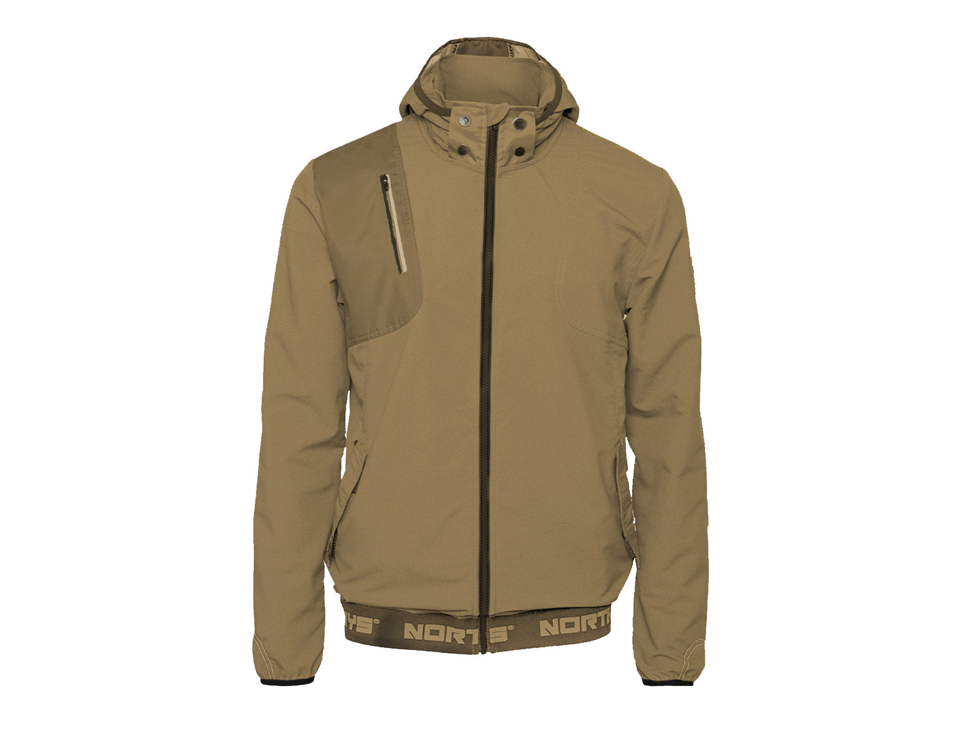 Blouson de travail NINE WORTHS Irons oxford beige