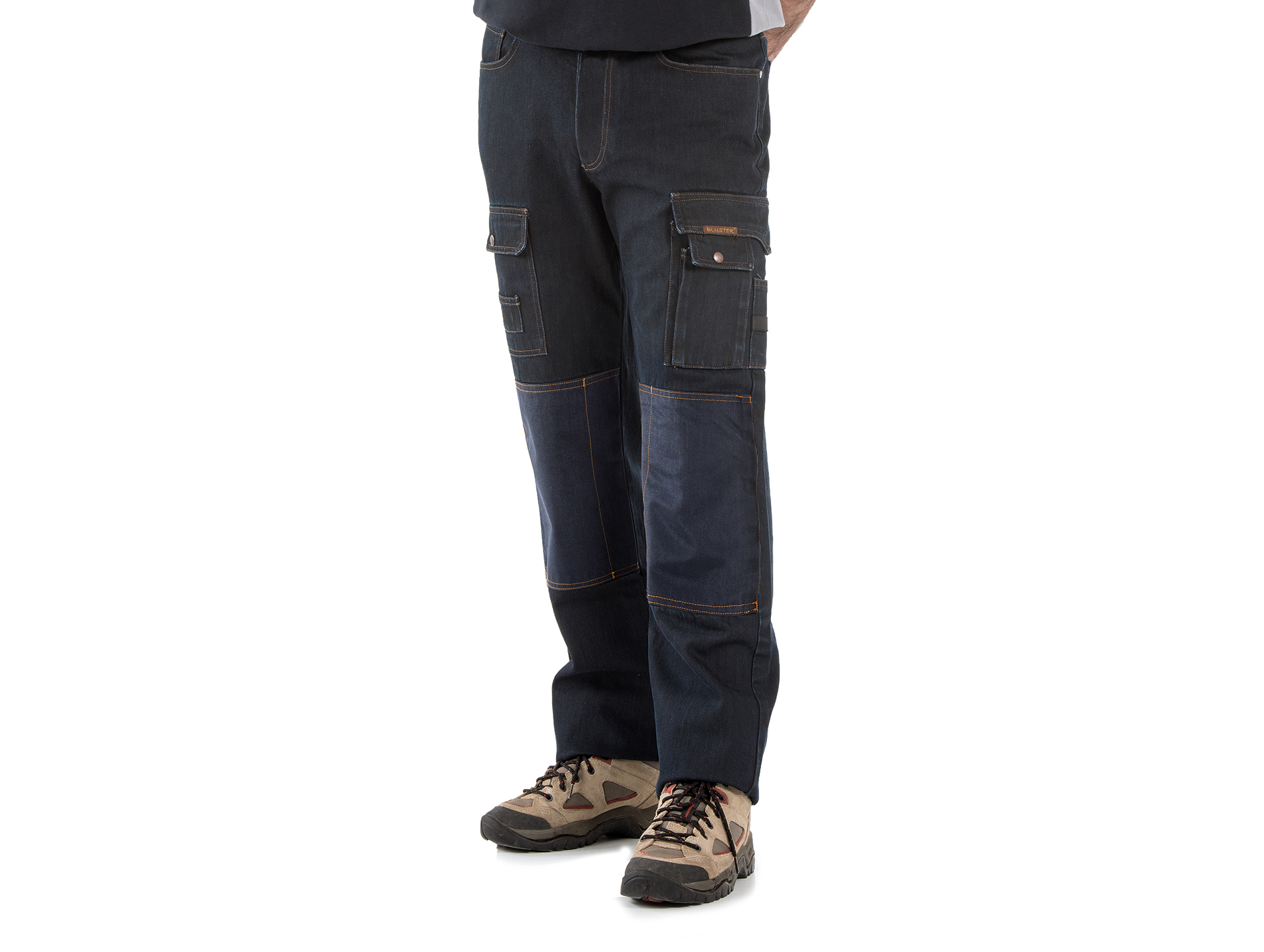 Jean de travail BLUSTER B3STC renforts cordura marine